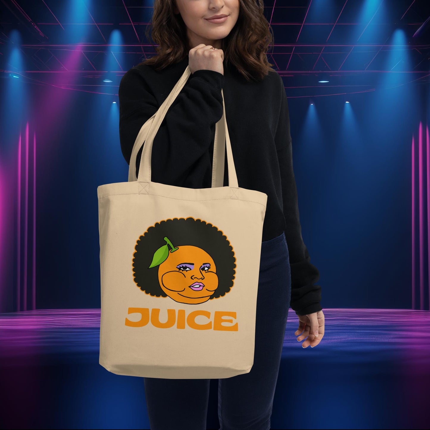 Blame It On My Juice Lizzo Merch Lizzo Gift Song Lyrics Lizzo Eco Tote Bag Oyster Bags Lizzo Music Next Cult Brand