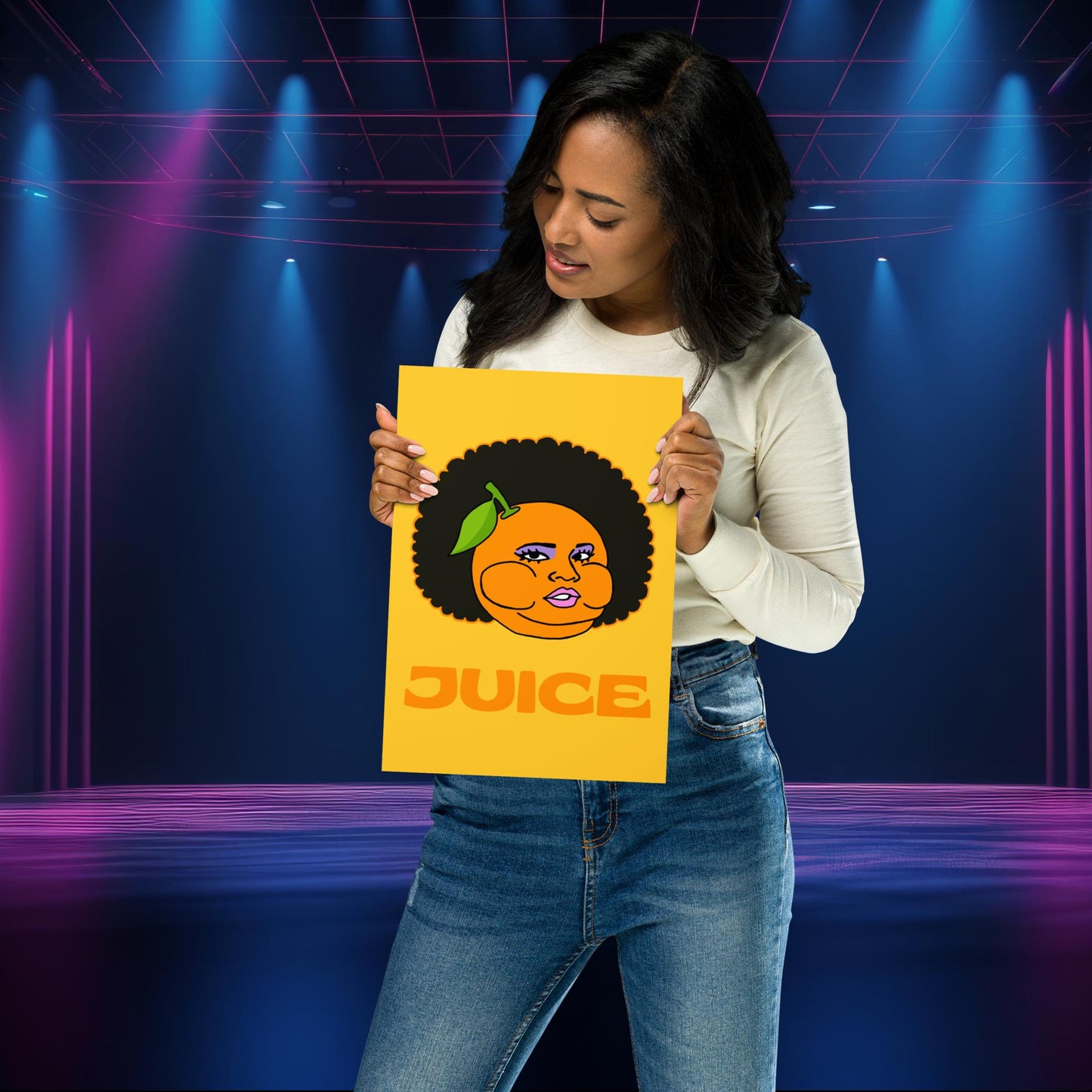 Blame It On My Juice Lizzo Merch Lizzo Gift Song Lyrics Lizzo Poster 21×30 cm Posters Lizzo Music Next Cult Brand