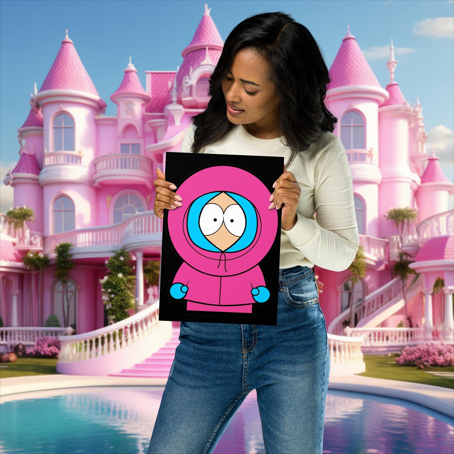 Kenny McCormick Ken Ryan Gosling Barbie South Park Kenny Poster 21×30 cm Posters Barbie Ken Kenny Movies South Park TV Shows Next Cult Brand