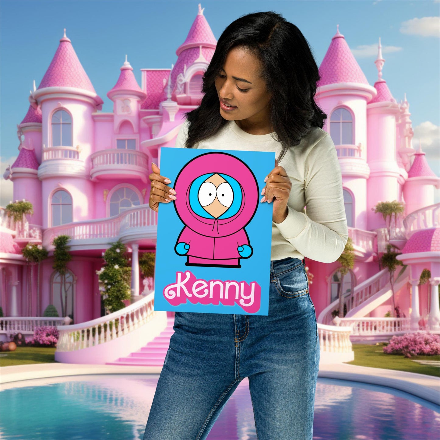 Kenny McCormick Ken Ryan Gosling Barbie South Park Kenny Poster 21×30 cm Posters Barbie Ken Kenny Movies South Park TV Shows Next Cult Brand