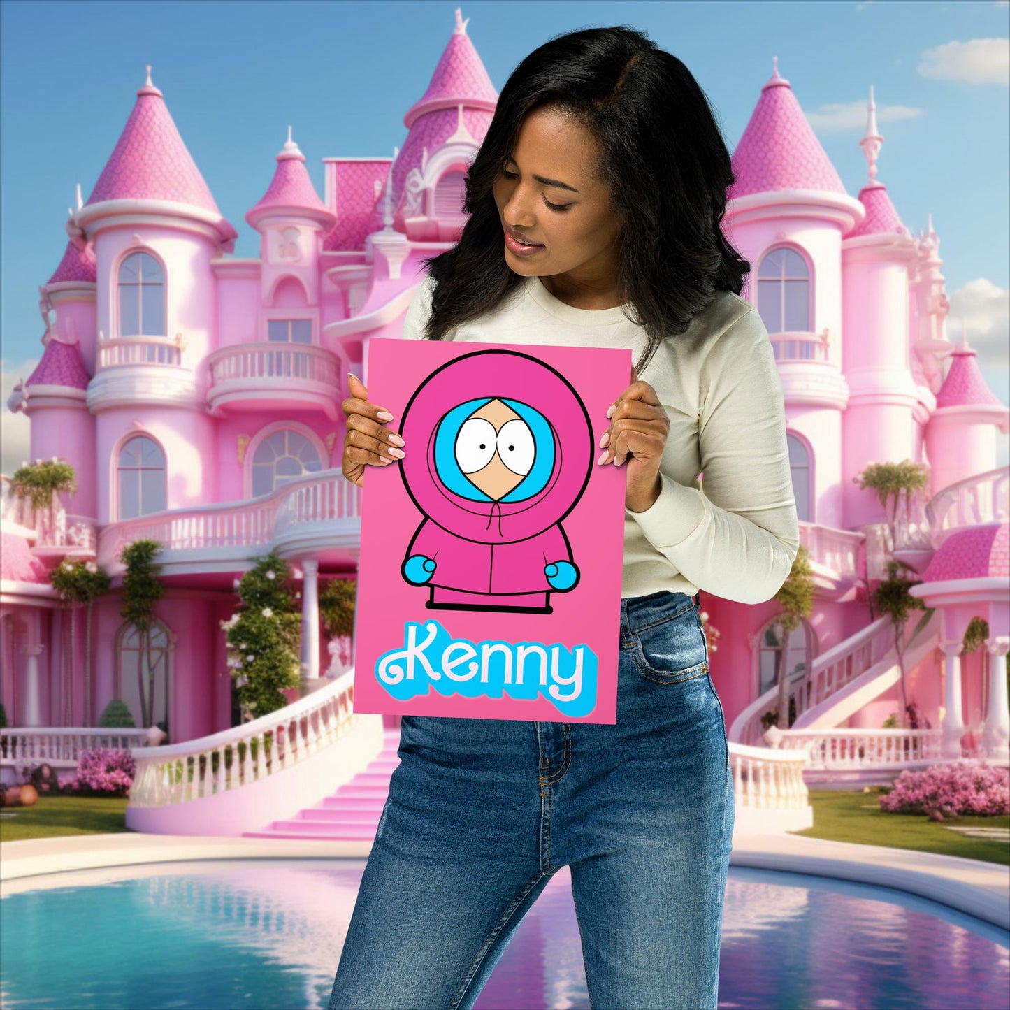 Kenny McCormick Ken Ryan Gosling Barbie South Park Kenny Poster 21×30 cm Posters Barbie Ken Kenny Movies South Park TV Shows Next Cult Brand