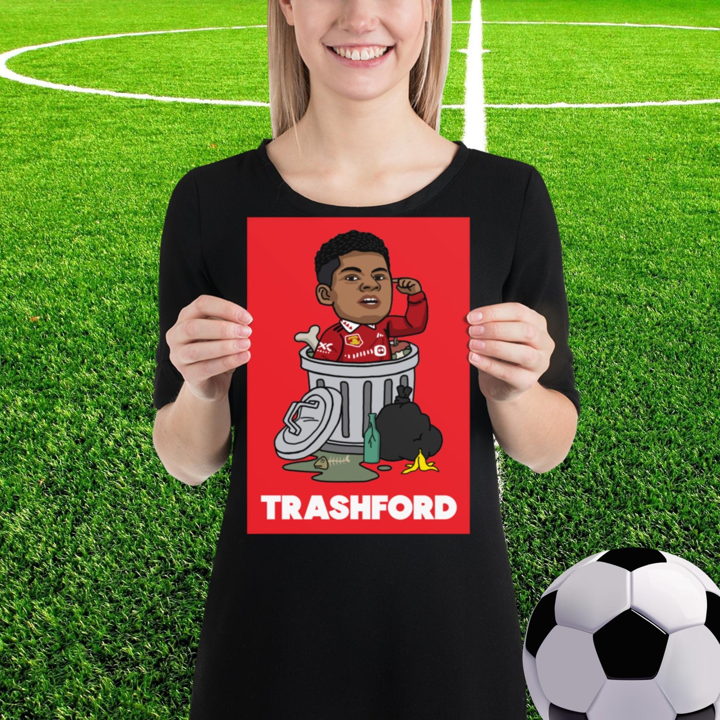 Trashford Marcus Rashford Manchester United Gift Man United Gift Marcus Rashford Poster 21×30 cm Posters Football Manchester United Marcus Rashford Next Cult Brand