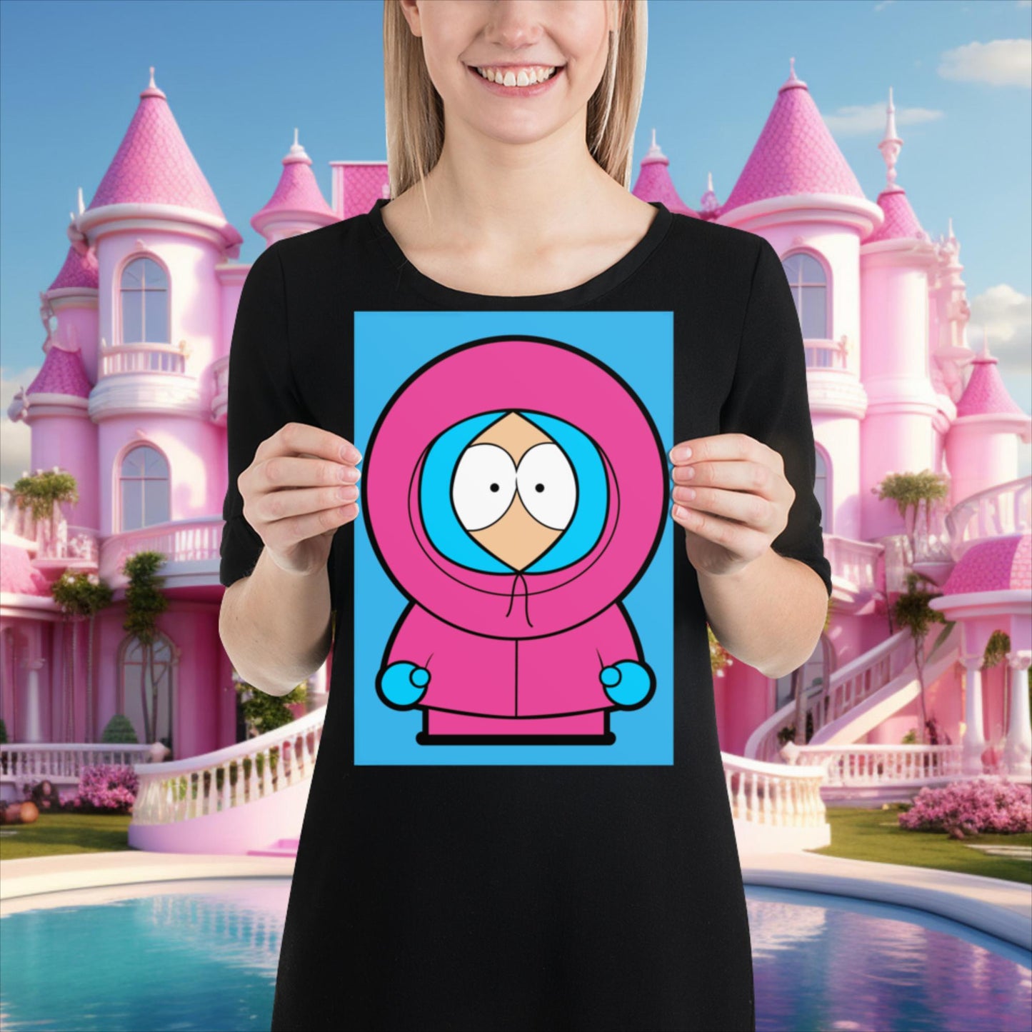 Kenny McCormick Ken Ryan Gosling Barbie South Park Kenny Poster 21×30 cm Posters Barbie Ken Kenny Movies South Park TV Shows Next Cult Brand