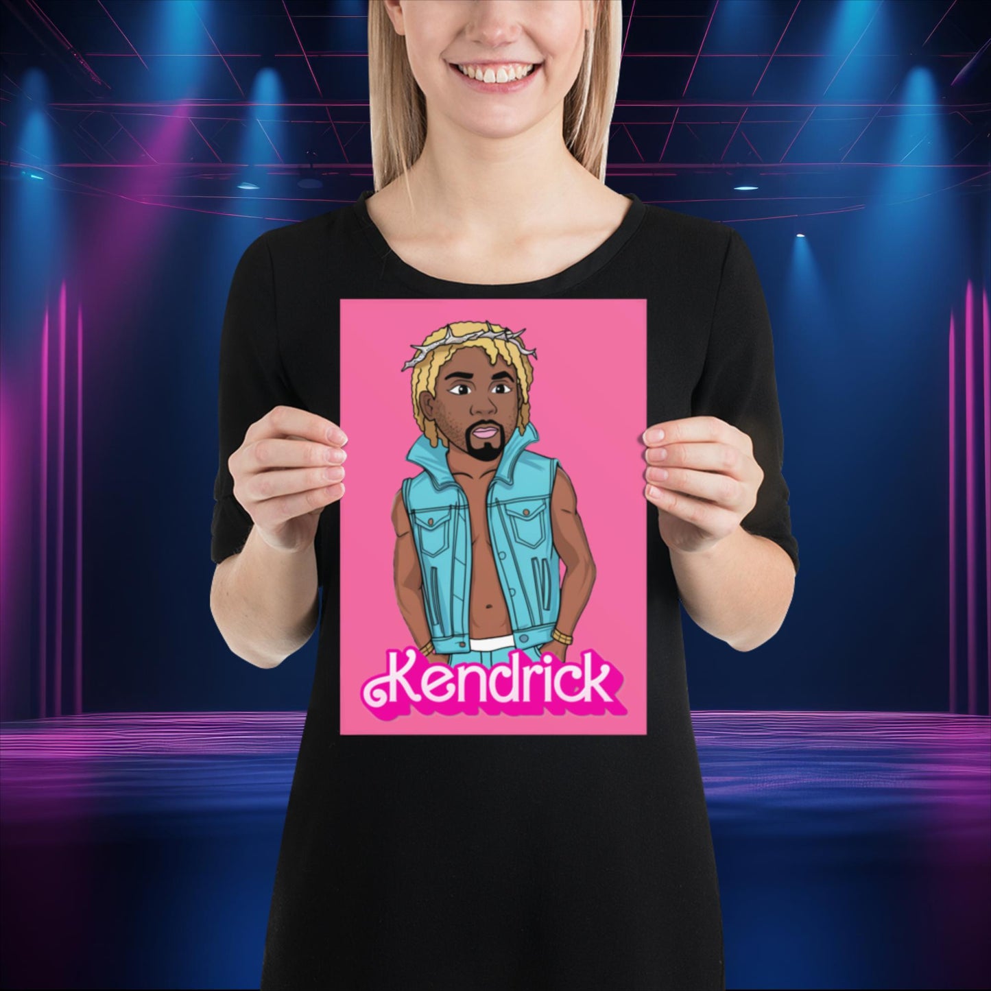 Kendrick Barbie Ken Ryan Gosling Kendrick Lamar Poster 21×30 cm Posters Barbie Ken Kendrick Lamar Movies Music Next Cult Brand