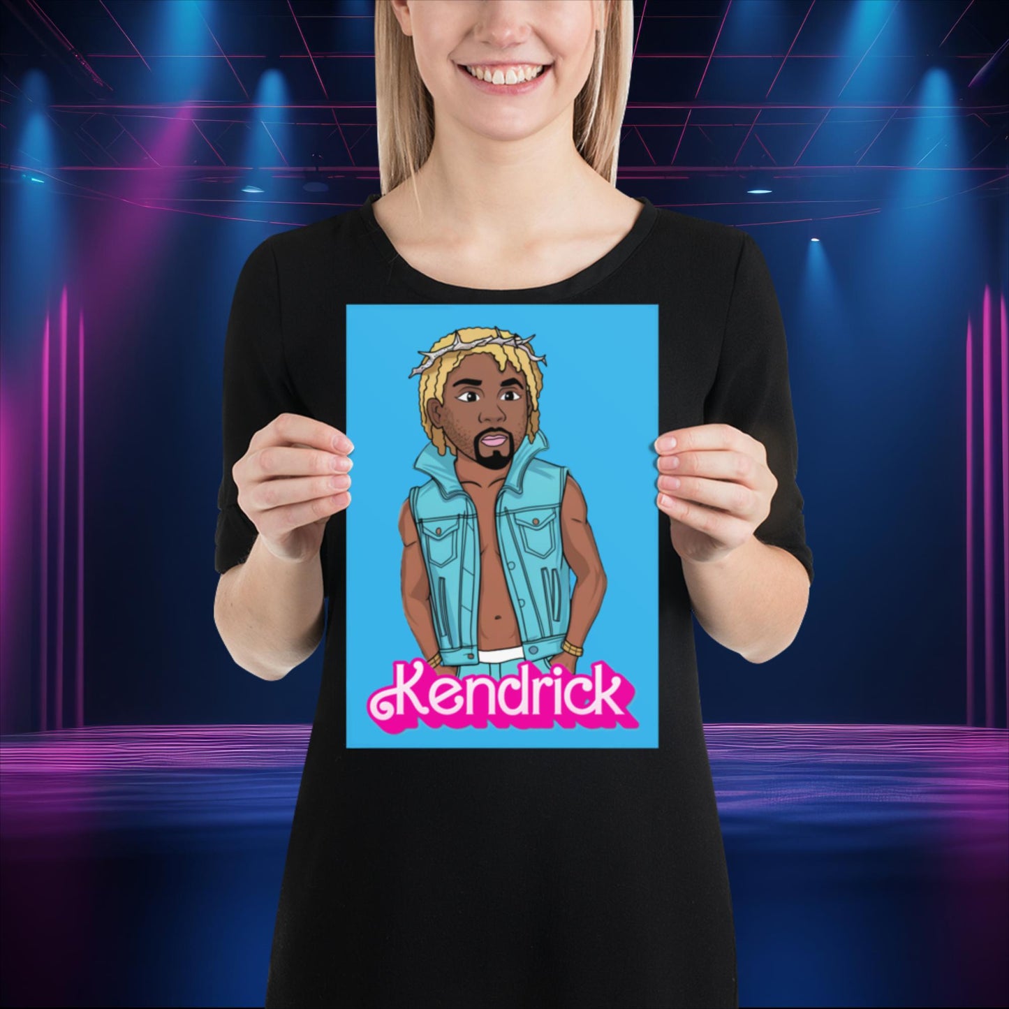 Kendrick Barbie Ken Ryan Gosling Kendrick Lamar Poster 21×30 cm Posters Barbie Ken Kendrick Lamar Movies Music Next Cult Brand