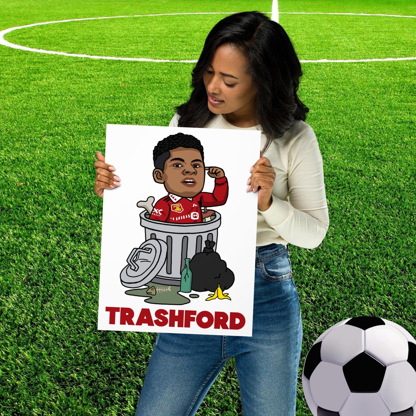 Trashford Marcus Rashford Manchester United Gift Man United Gift Marcus Rashford Poster 30×40 cm Posters Football Manchester United Marcus Rashford Next Cult Brand