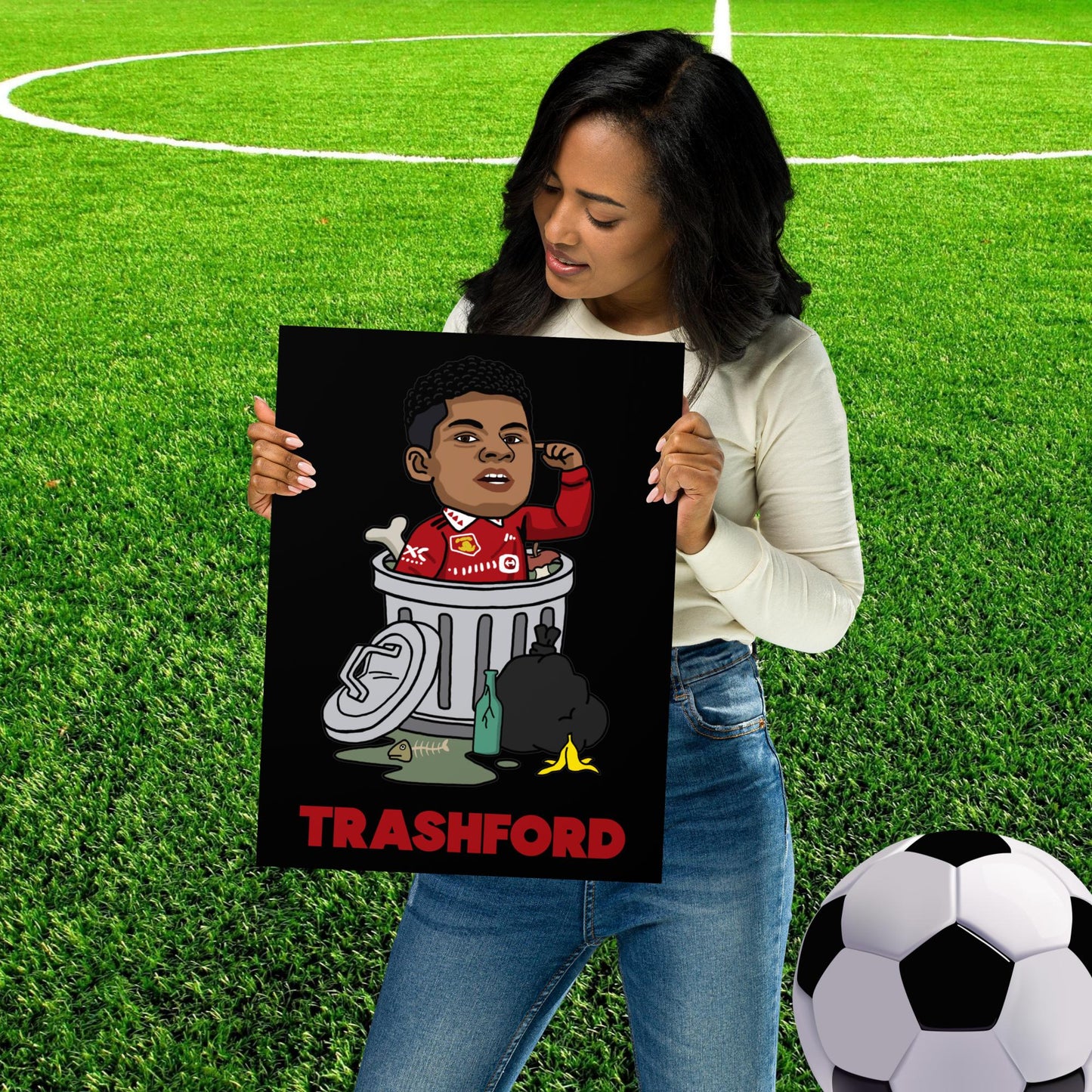 Trashford Marcus Rashford Manchester United Gift Man United Gift Marcus Rashford Poster 30×40 cm Posters Football Manchester United Marcus Rashford Next Cult Brand
