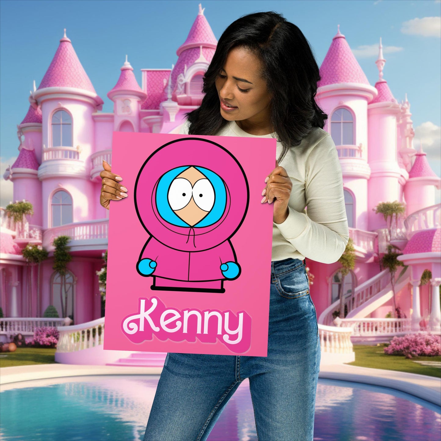 Kenny McCormick Ken Ryan Gosling Barbie South Park Kenny Poster 30×40 cm Posters Barbie Ken Kenny Movies South Park TV Shows Next Cult Brand