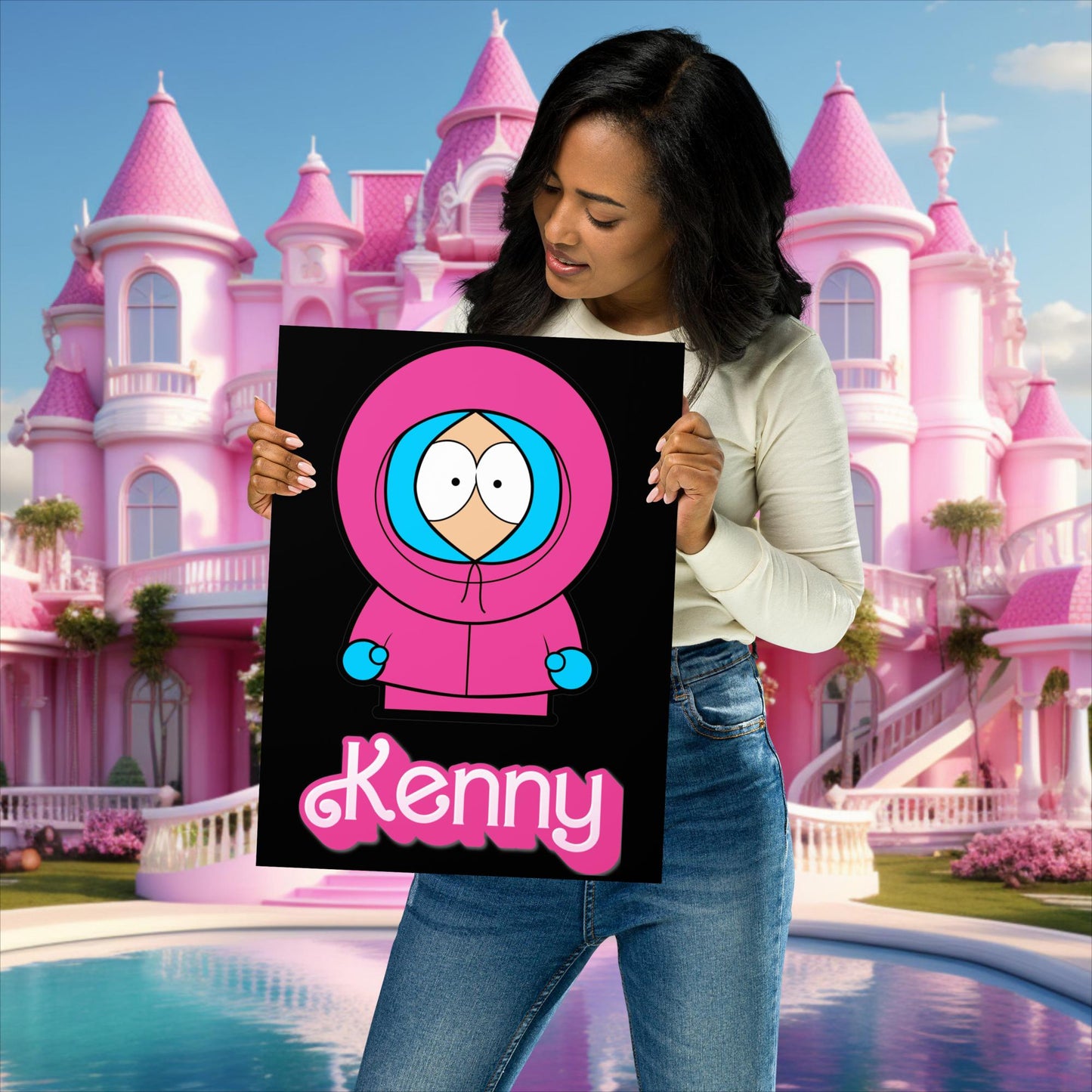 Kenny McCormick Ken Ryan Gosling Barbie South Park Kenny Poster 30×40 cm Posters Barbie Ken Kenny Movies South Park TV Shows Next Cult Brand