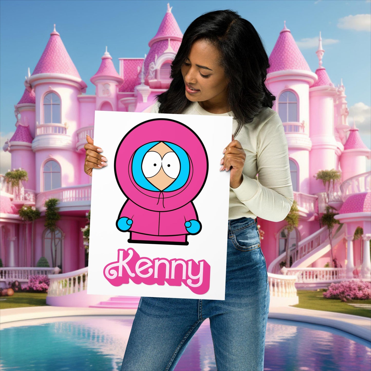 Kenny McCormick Ken Ryan Gosling Barbie South Park Kenny Poster 30×40 cm Posters Barbie Ken Kenny Movies South Park TV Shows Next Cult Brand