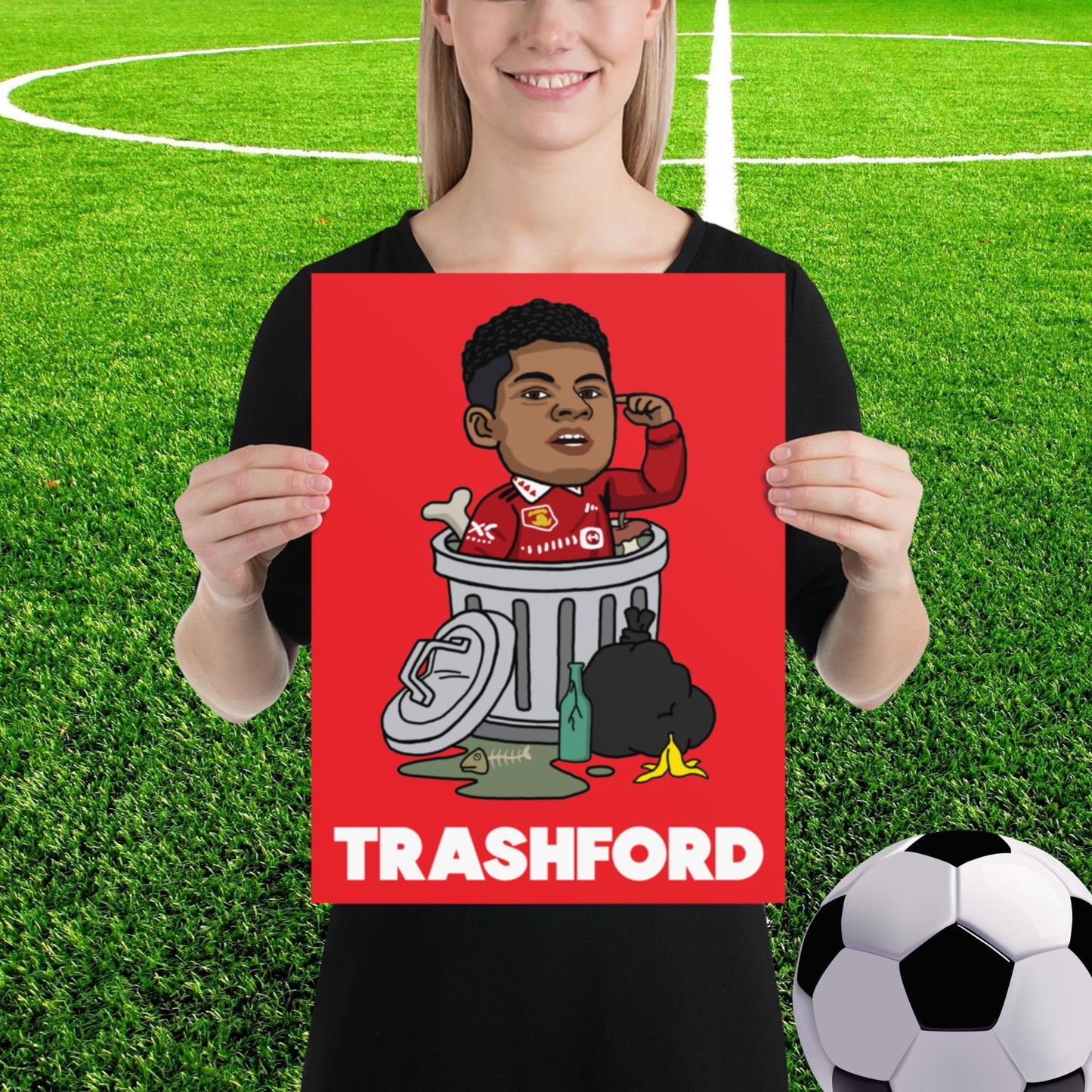 Trashford Marcus Rashford Manchester United Gift Man United Gift Marcus Rashford Poster 30×40 cm Posters Football Manchester United Marcus Rashford Next Cult Brand