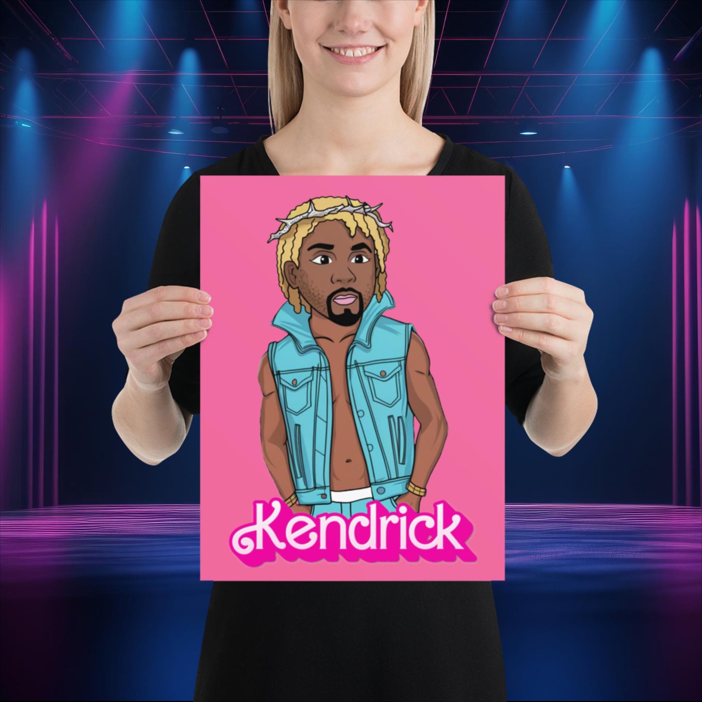Kendrick Barbie Ken Ryan Gosling Kendrick Lamar Poster 30×40 cm Posters Barbie Ken Kendrick Lamar Movies Music Next Cult Brand
