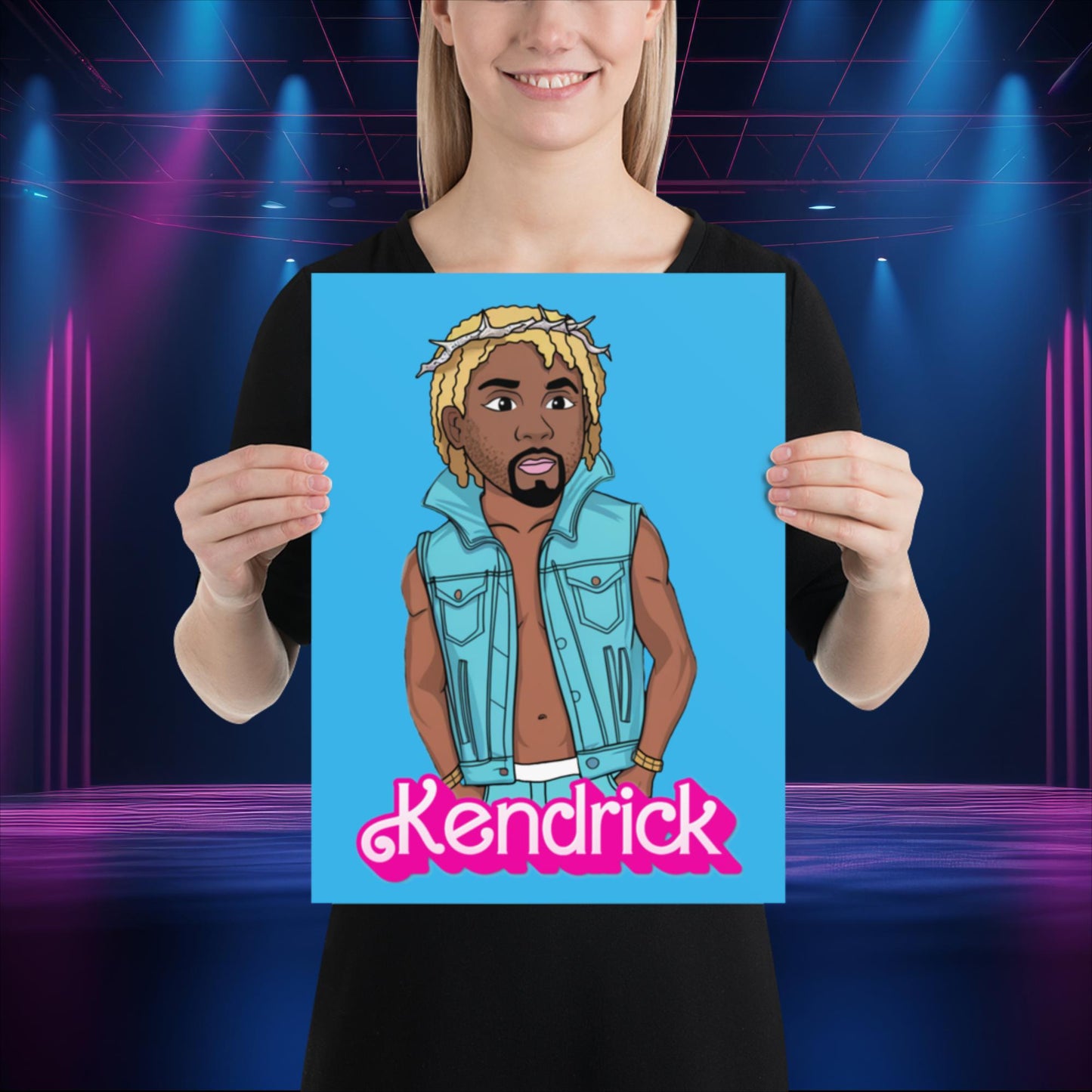 Kendrick Barbie Ken Ryan Gosling Kendrick Lamar Poster 30×40 cm Posters Barbie Ken Kendrick Lamar Movies Music Next Cult Brand