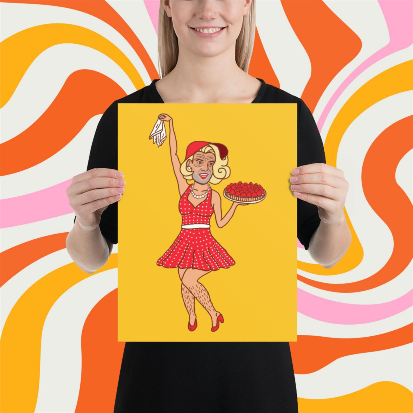 Thinnn Boy Bake Club The Fighter and The Kid TFATK Podcast Comedy 60s retro housewife Bryan Callen Poster 30×40 cm Posters Bryan Callen Podcasts Stand-up Comedy The Fighter and The Kid (TFATK) Thinnn Boy Bake Club Next Cult Brand