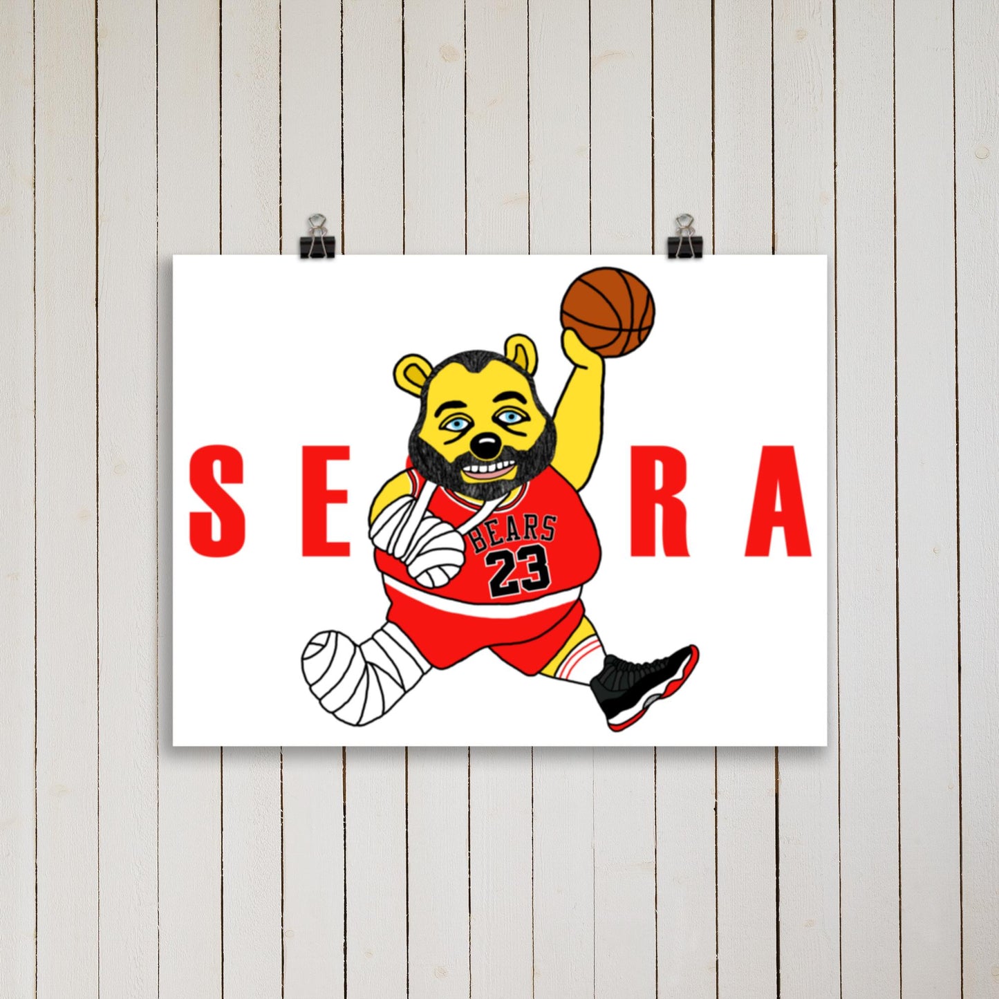 Air Segura, Tom Segura Basketball, Your Mom's House (YMH), 2 Bears 1 Cave, Funny Poster 30×40 cm Posters 2 Bears 1 Cave Air Segura Podcasts Stand-up Comedy Tom Segura YMH Next Cult Brand
