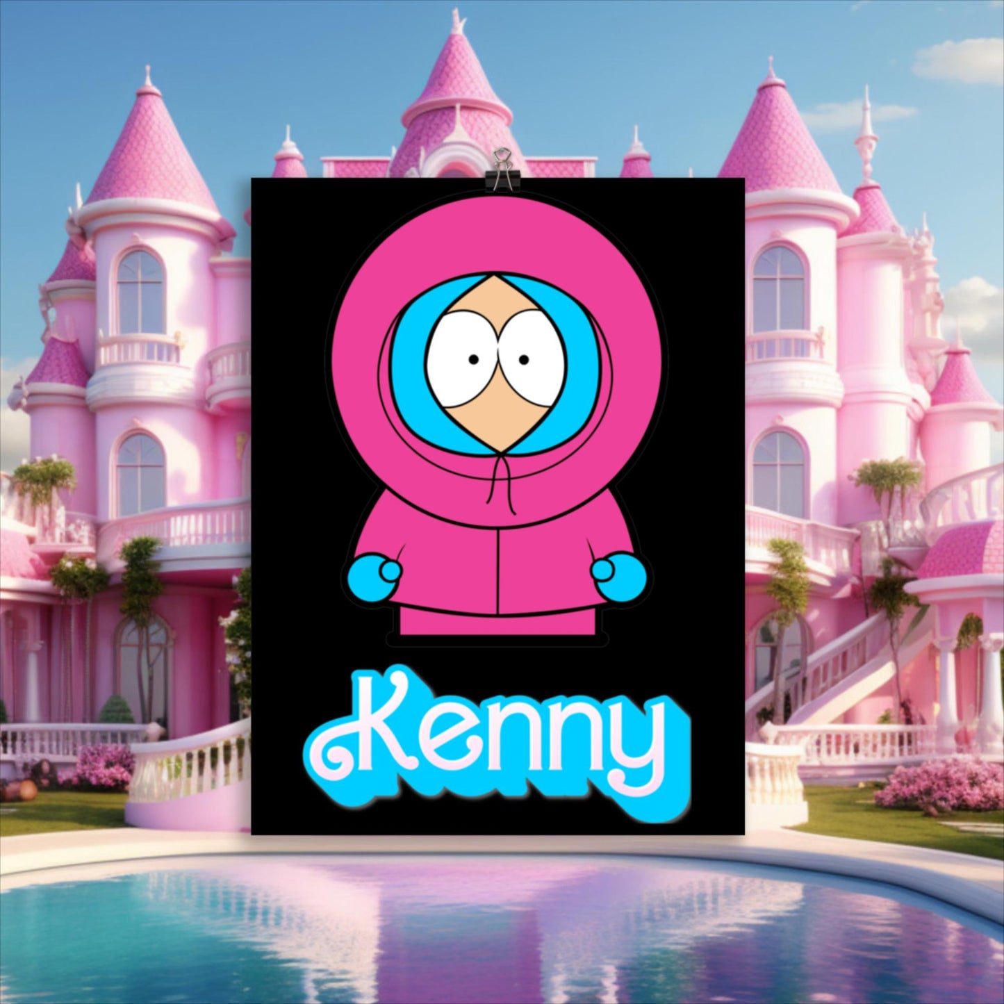 Kenny McCormick Ken Ryan Gosling Barbie South Park Kenny Poster 30×40 cm Posters Barbie Ken Kenny Movies South Park TV Shows Next Cult Brand