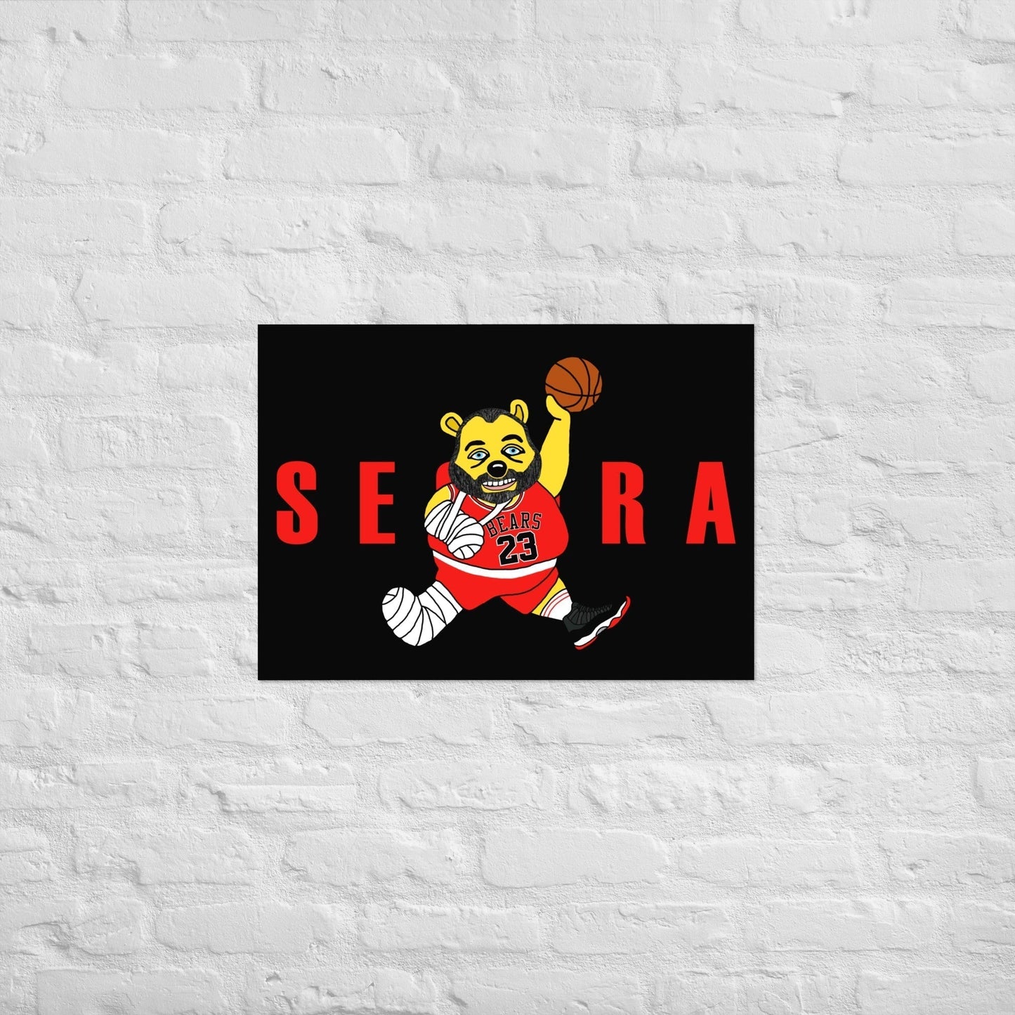 Air Segura, Tom Segura Basketball, Your Mom's House (YMH), 2 Bears 1 Cave, Funny Poster 50×70 cm Posters 2 Bears 1 Cave Air Segura Podcasts Stand-up Comedy Tom Segura YMH Next Cult Brand