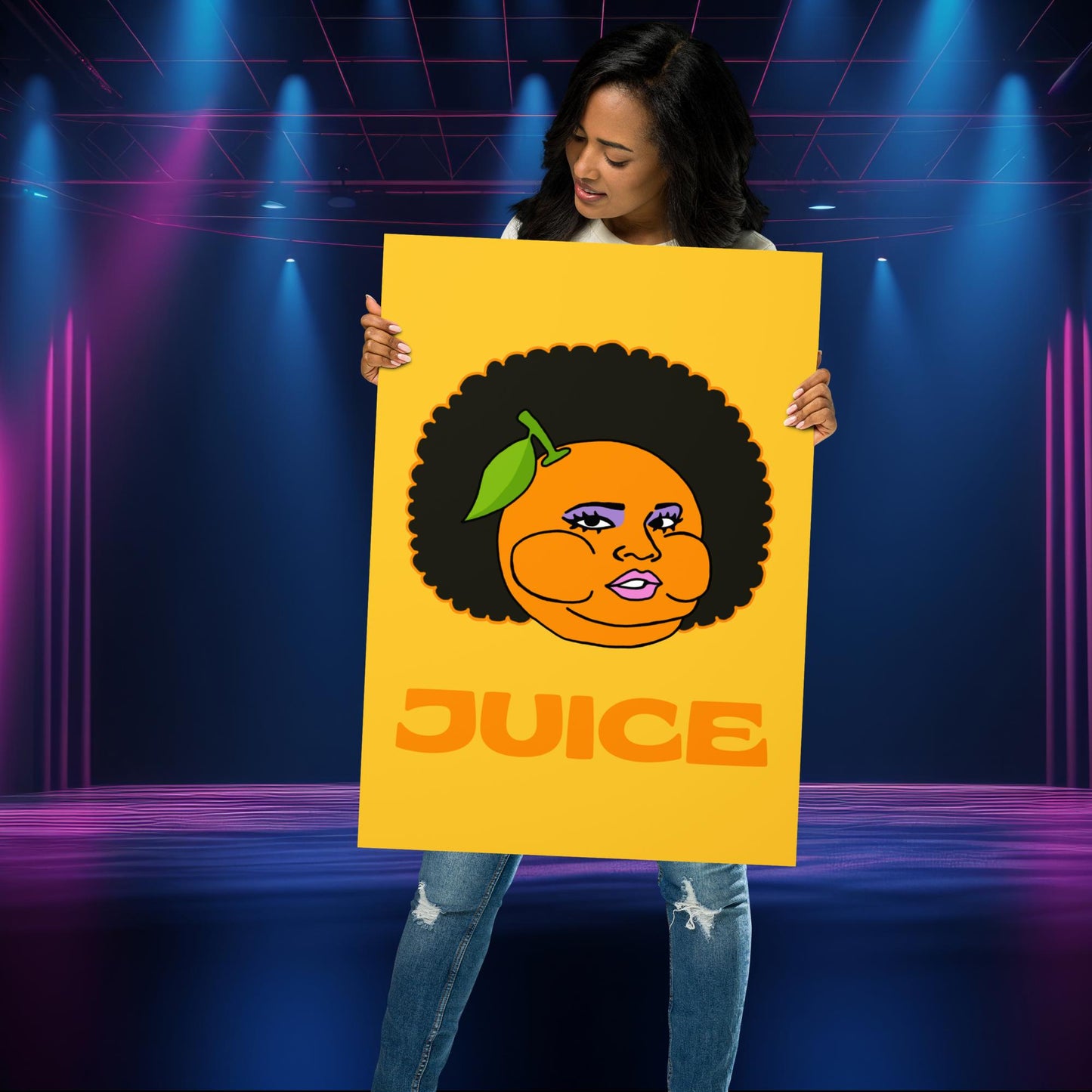 Blame It On My Juice Lizzo Merch Lizzo Gift Song Lyrics Lizzo Poster 50×70 cm Posters Lizzo Music Next Cult Brand