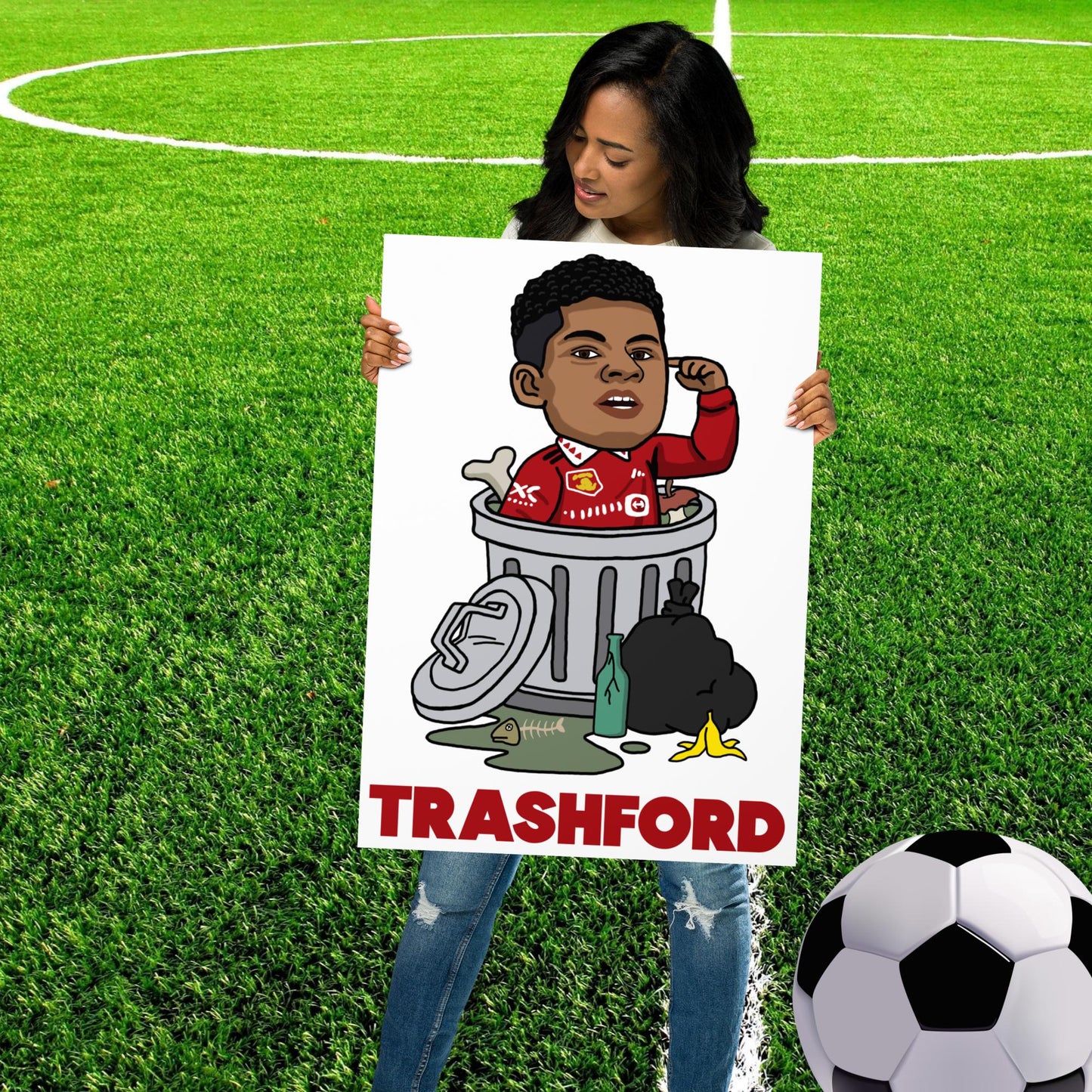 Trashford Marcus Rashford Manchester United Gift Man United Gift Marcus Rashford Poster 50×70 cm Posters Football Manchester United Marcus Rashford Next Cult Brand