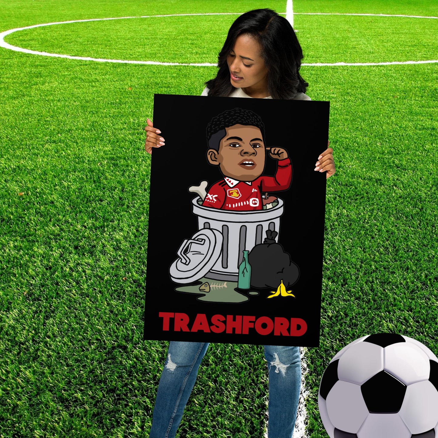 Trashford Marcus Rashford Manchester United Gift Man United Gift Marcus Rashford Poster 50×70 cm Posters Football Manchester United Marcus Rashford Next Cult Brand