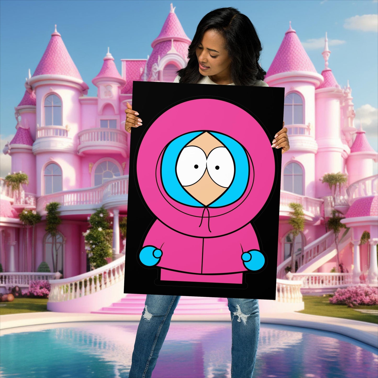 Kenny McCormick Ken Ryan Gosling Barbie South Park Kenny Poster 50×70 cm Posters Barbie Ken Kenny Movies South Park TV Shows Next Cult Brand