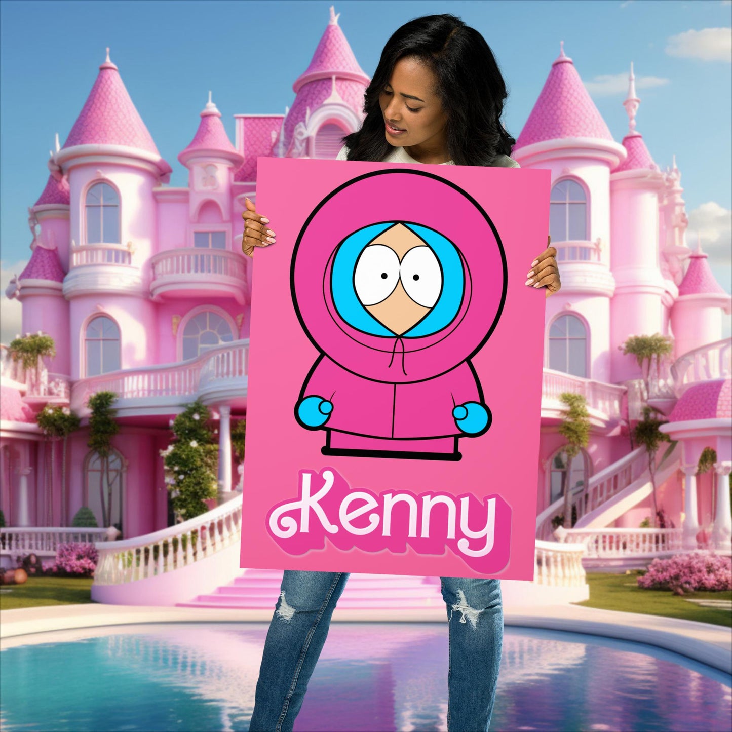 Kenny McCormick Ken Ryan Gosling Barbie South Park Kenny Poster 50×70 cm Posters Barbie Ken Kenny Movies South Park TV Shows Next Cult Brand