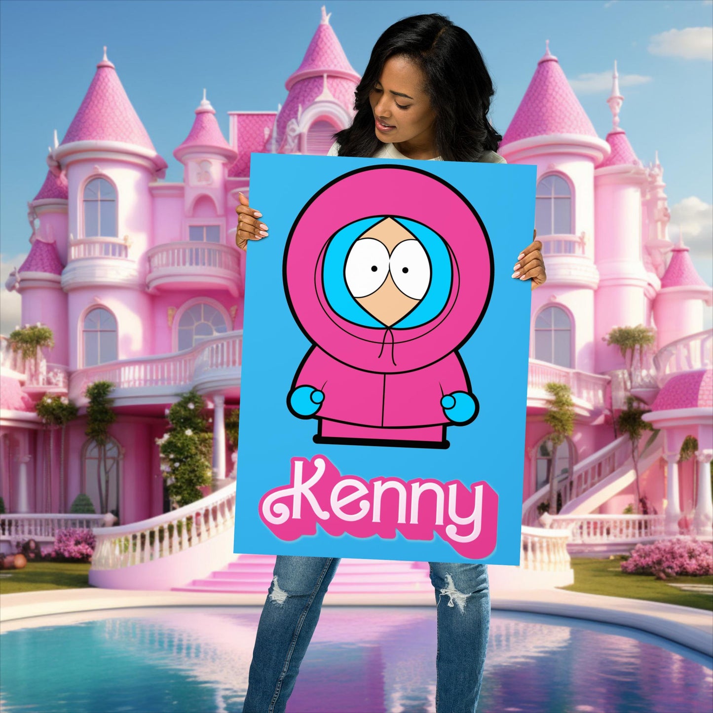 Kenny McCormick Ken Ryan Gosling Barbie South Park Kenny Poster 50×70 cm Posters Barbie Ken Kenny Movies South Park TV Shows Next Cult Brand