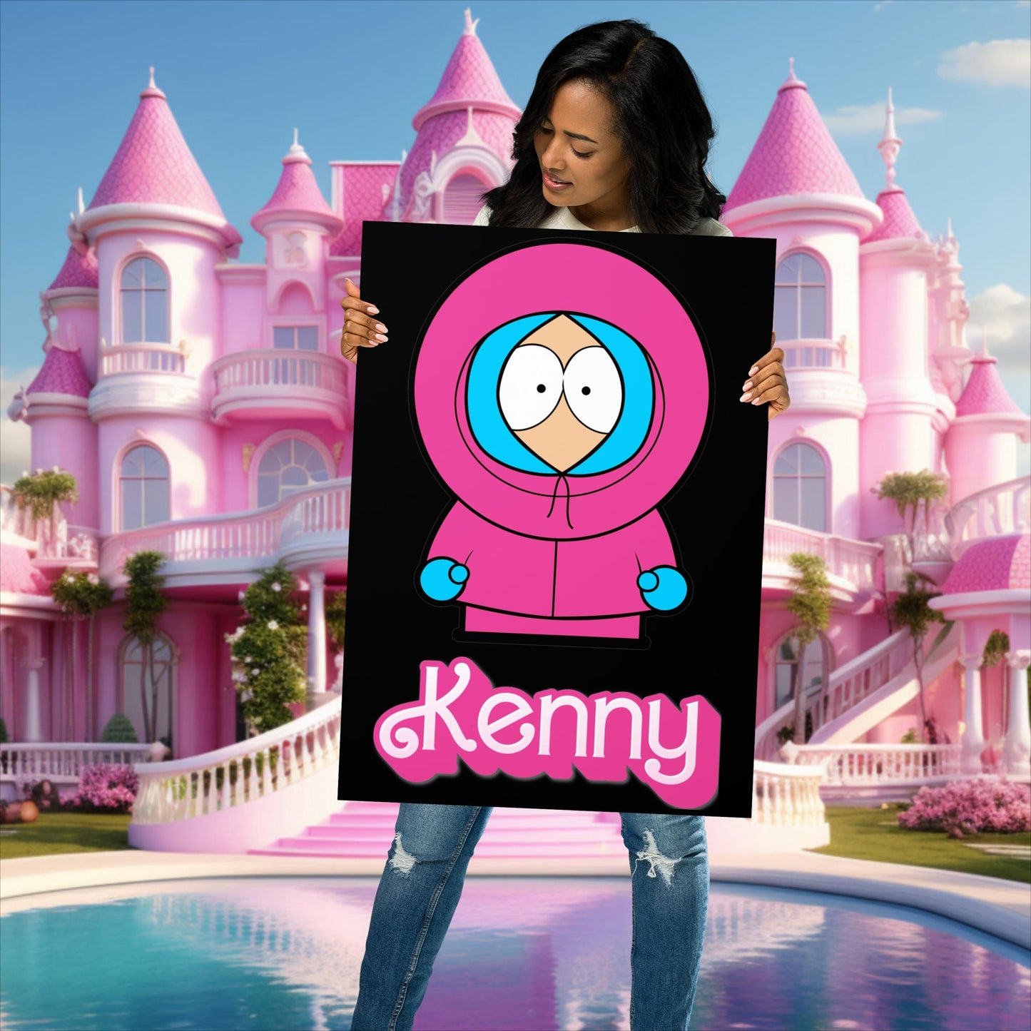 Kenny McCormick Ken Ryan Gosling Barbie South Park Kenny Poster 50×70 cm Posters Barbie Ken Kenny Movies South Park TV Shows Next Cult Brand