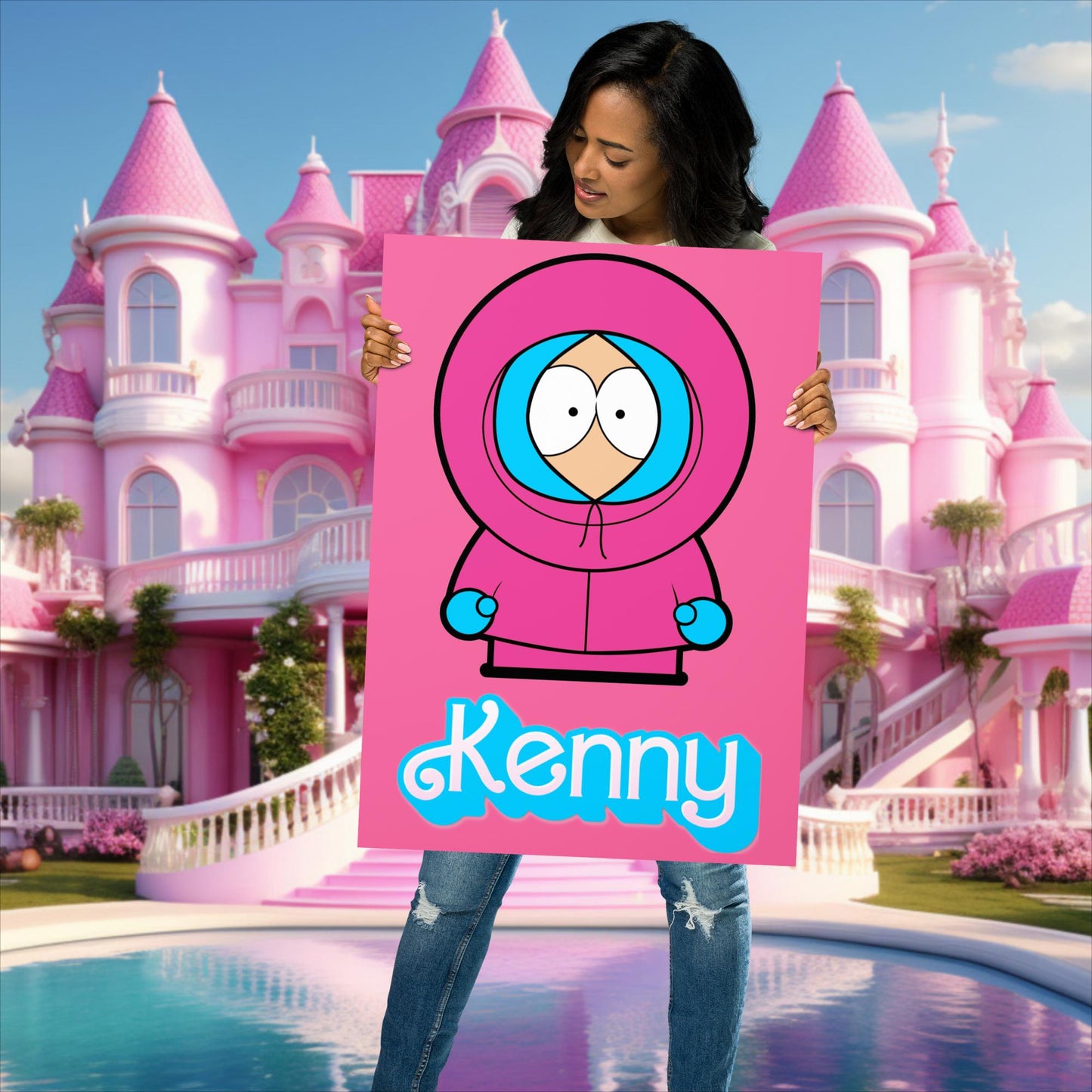 Kenny McCormick Ken Ryan Gosling Barbie South Park Kenny Poster 50×70 cm Posters Barbie Ken Kenny Movies South Park TV Shows Next Cult Brand
