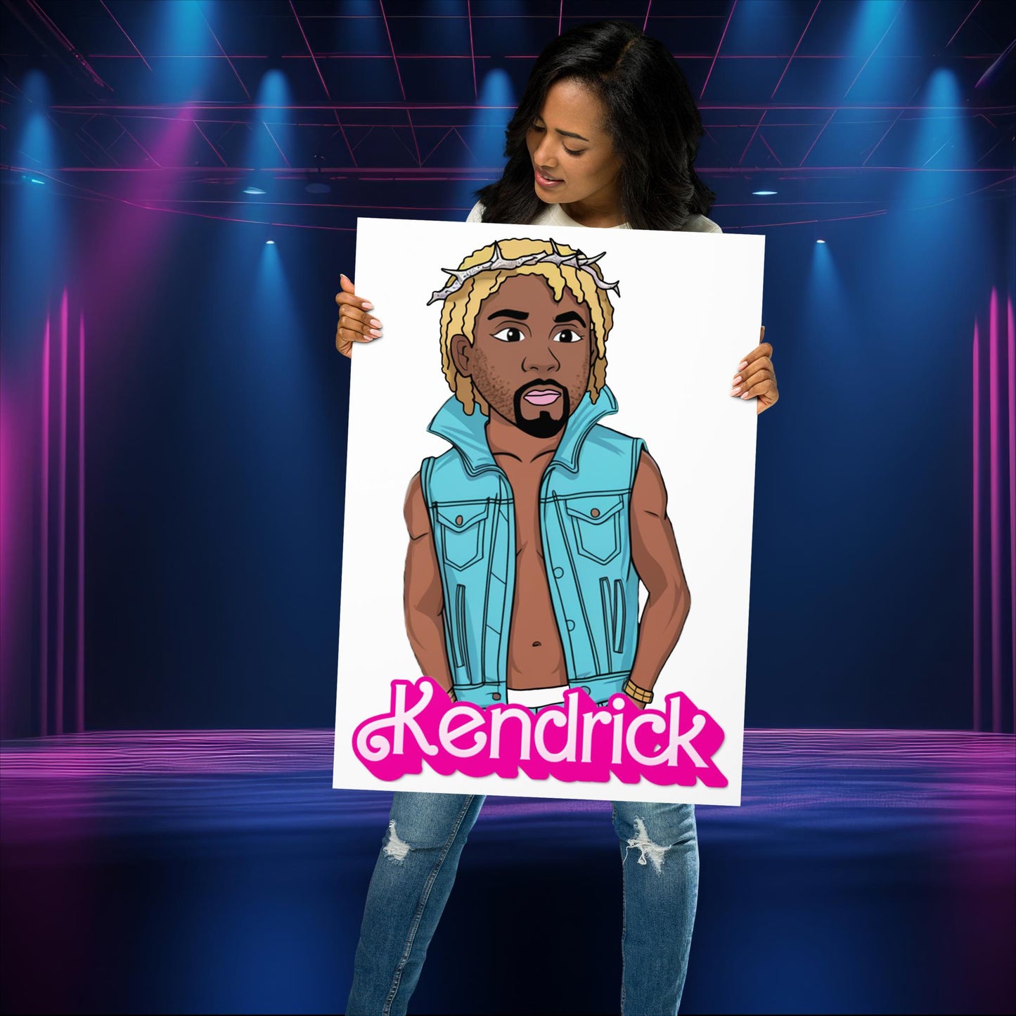 Kendrick Barbie Ken Ryan Gosling Kendrick Lamar Poster 50×70 cm Posters Barbie Ken Kendrick Lamar Movies Music Next Cult Brand