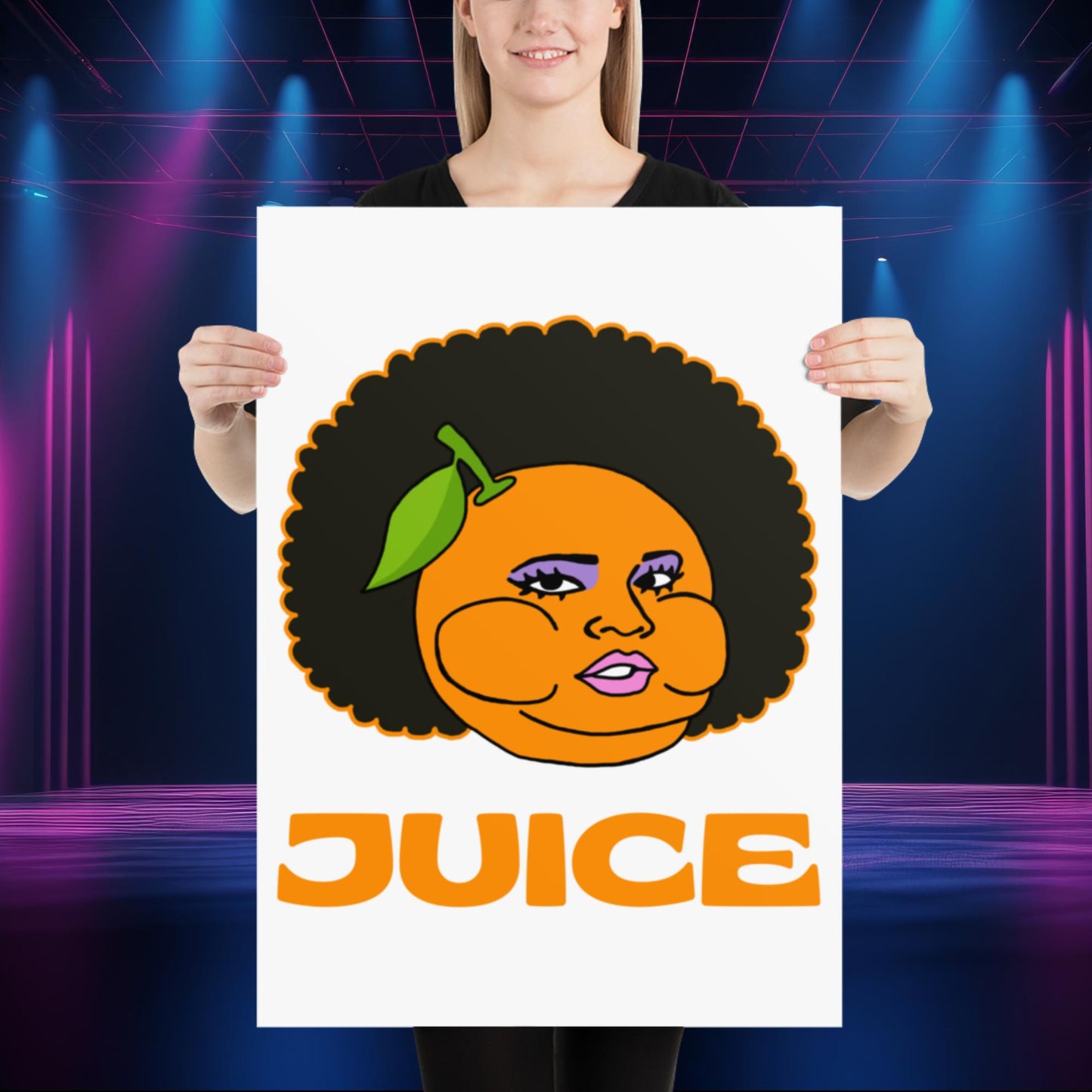 Blame It On My Juice Lizzo Merch Lizzo Gift Song Lyrics Lizzo Poster 50×70 cm Posters Lizzo Music Next Cult Brand