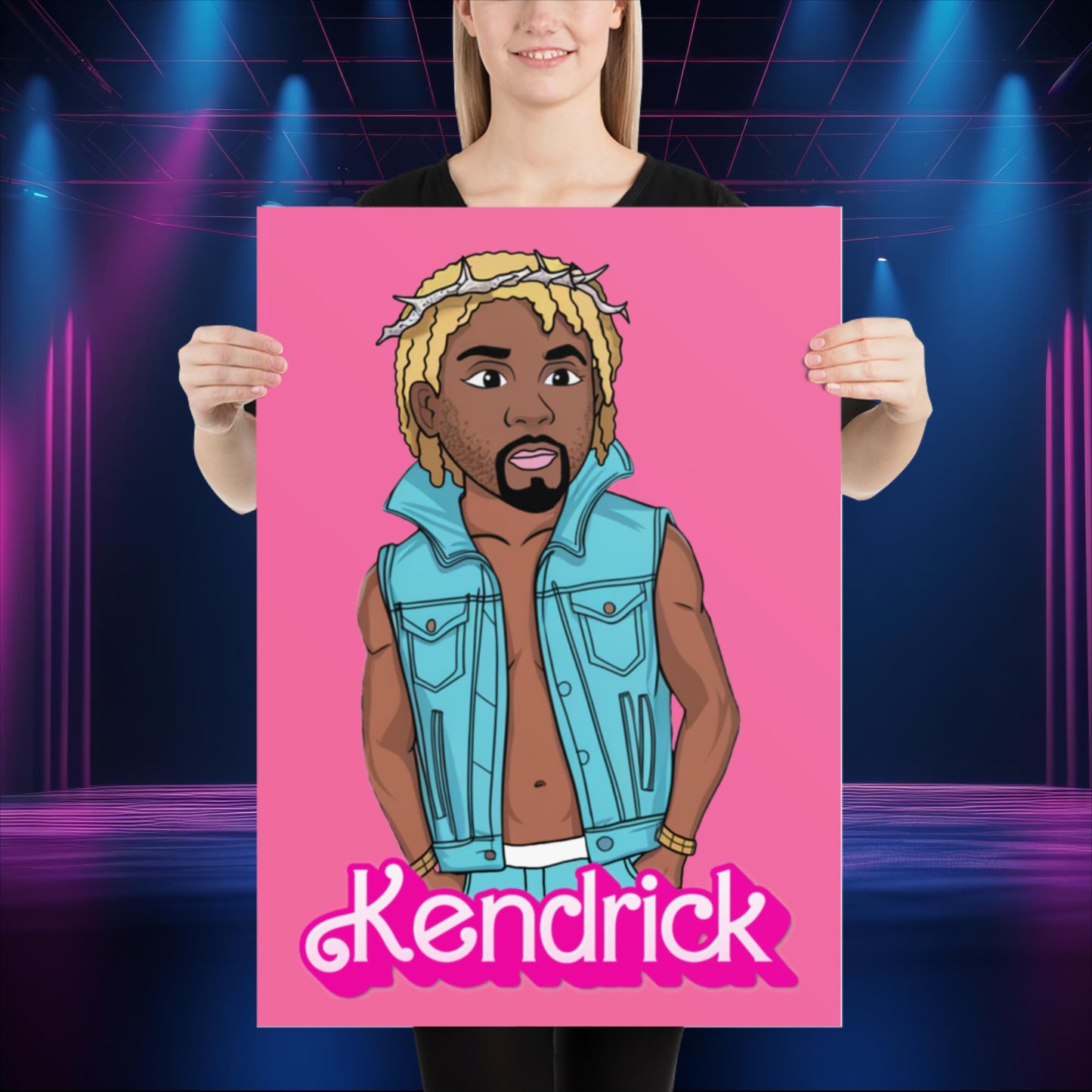 Kendrick Barbie Ken Ryan Gosling Kendrick Lamar Poster 50×70 cm Posters Barbie Ken Kendrick Lamar Movies Music Next Cult Brand