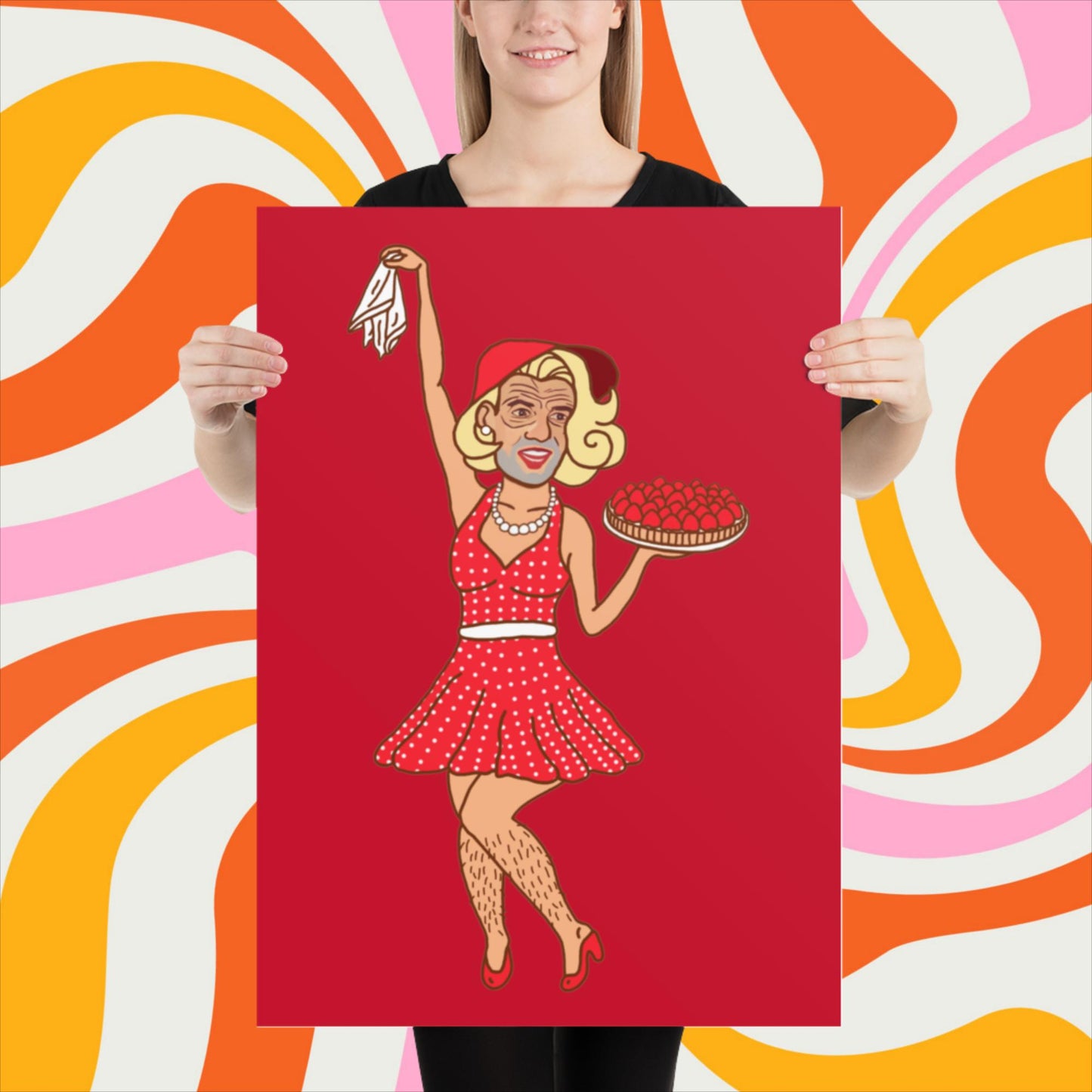 Thinnn Boy Bake Club The Fighter and The Kid TFATK Podcast Comedy 60s retro housewife Bryan Callen Poster 50×70 cm Posters Bryan Callen Podcasts Stand-up Comedy The Fighter and The Kid (TFATK) Thinnn Boy Bake Club Next Cult Brand