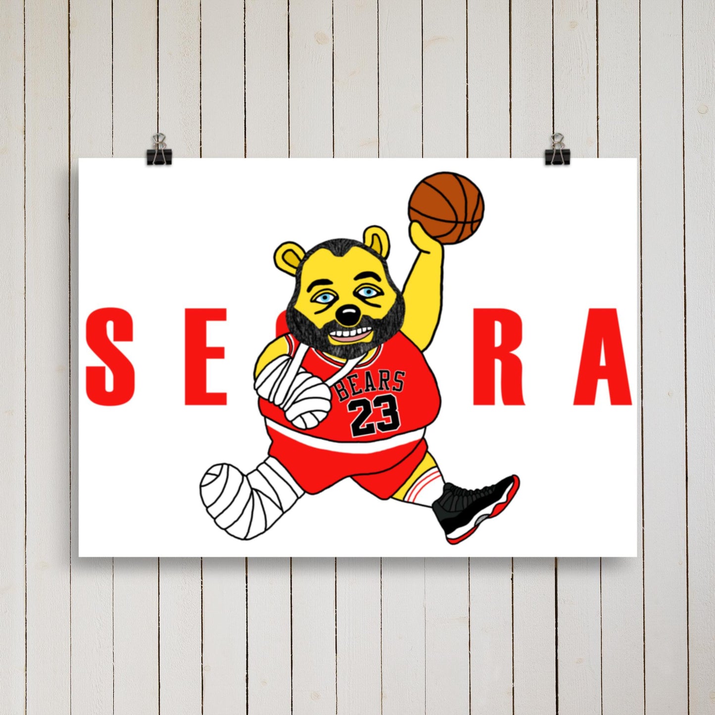 Air Segura, Tom Segura Basketball, Your Mom's House (YMH), 2 Bears 1 Cave, Funny Poster 50×70 cm Posters 2 Bears 1 Cave Air Segura Podcasts Stand-up Comedy Tom Segura YMH Next Cult Brand