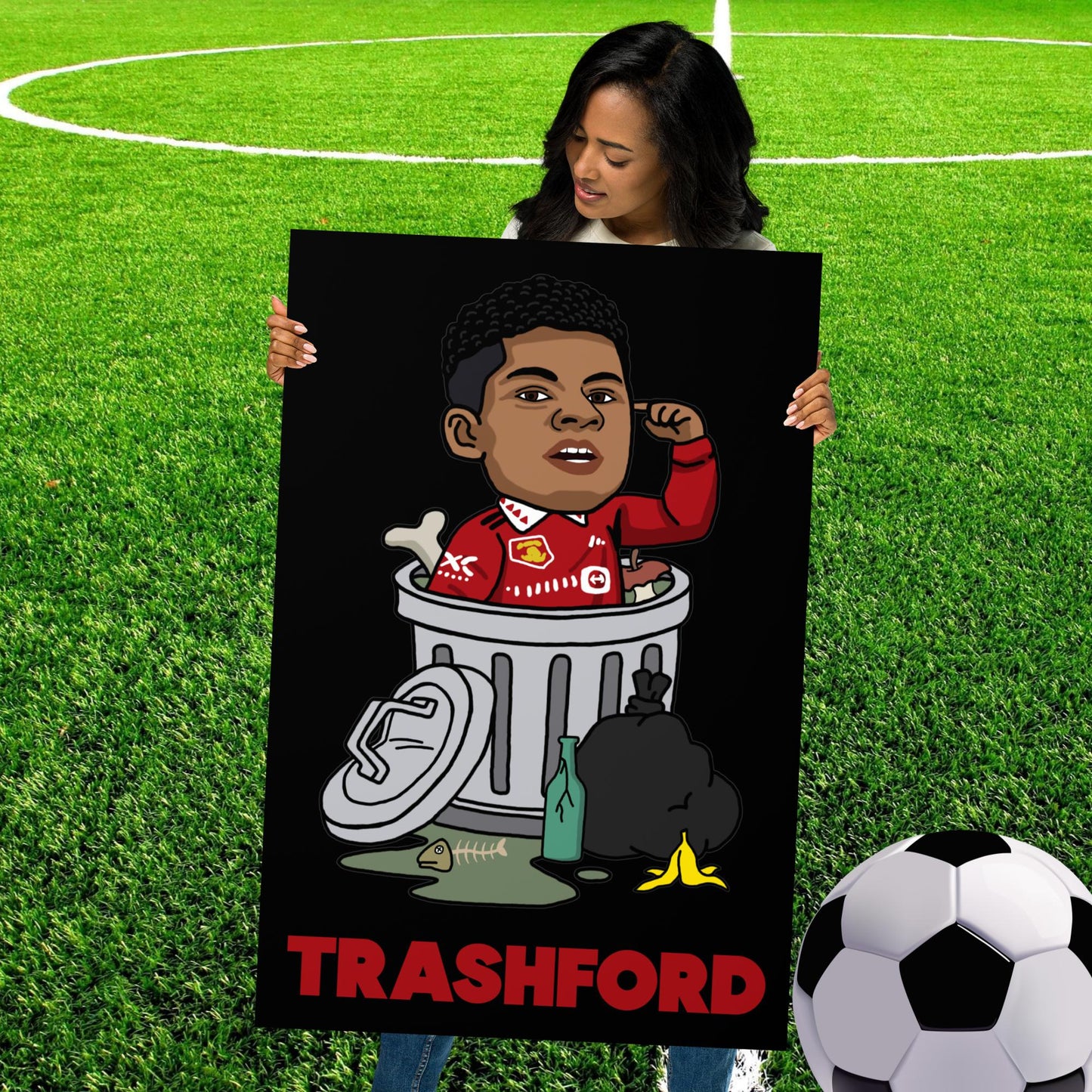 Trashford Marcus Rashford Manchester United Gift Man United Gift Marcus Rashford Poster 61×91 cm Posters Football Manchester United Marcus Rashford Next Cult Brand