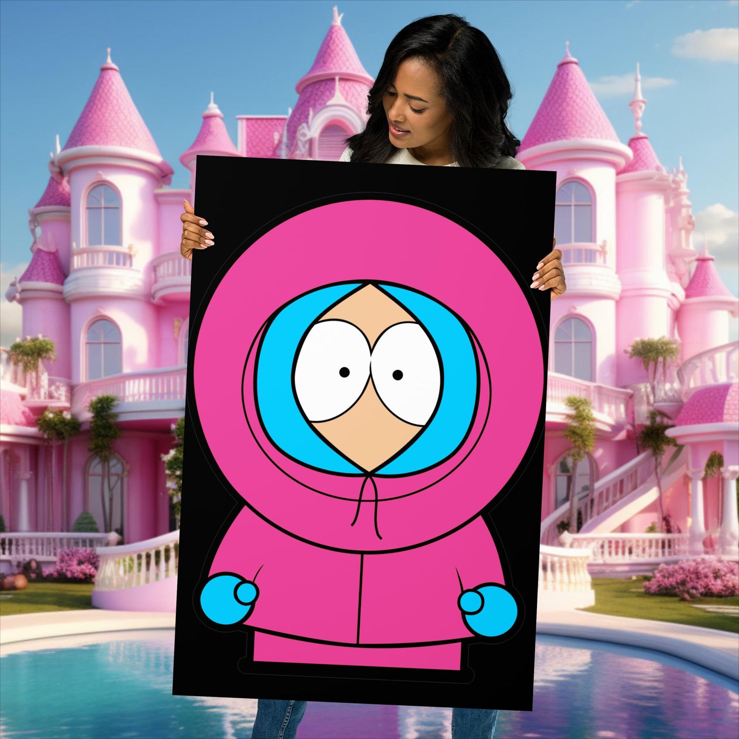 Kenny McCormick Ken Ryan Gosling Barbie South Park Kenny Poster 61×91 cm Posters Barbie Ken Kenny Movies South Park TV Shows Next Cult Brand
