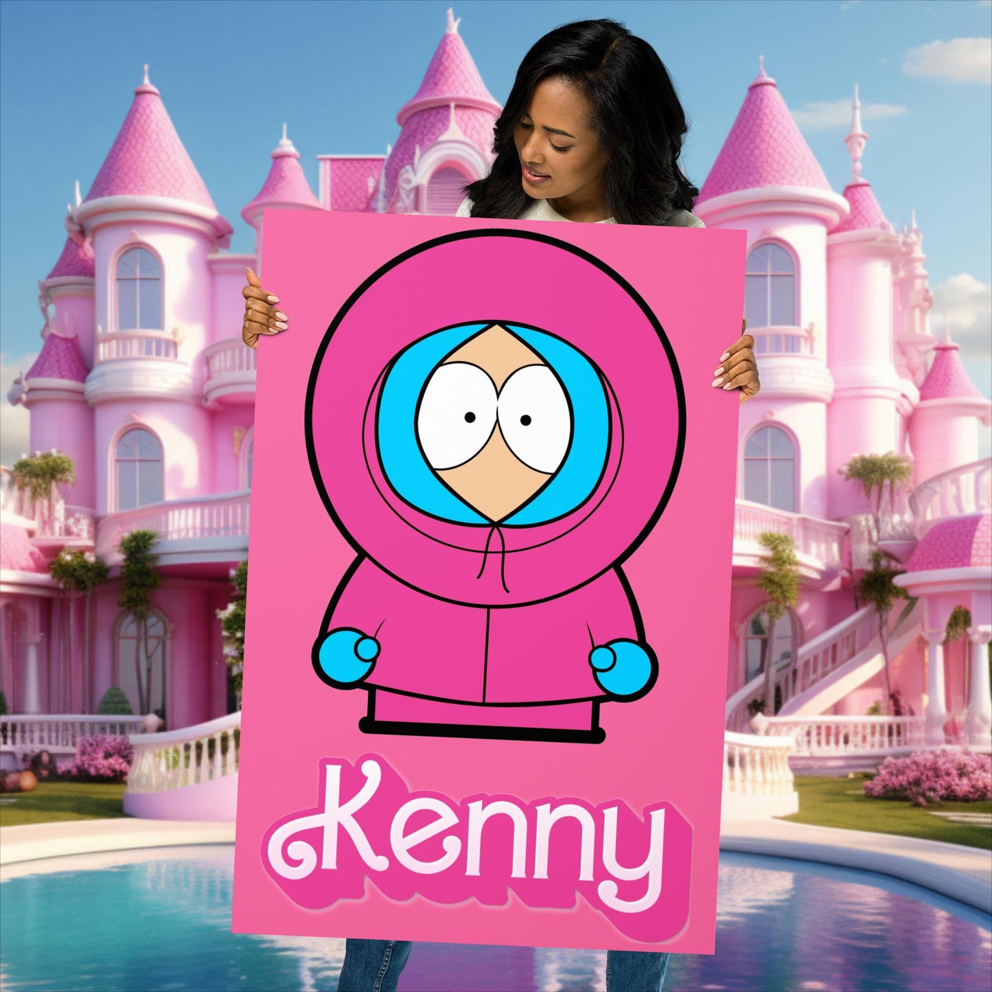 Kenny McCormick Ken Ryan Gosling Barbie South Park Kenny Poster 61×91 cm Posters Barbie Ken Kenny Movies South Park TV Shows Next Cult Brand