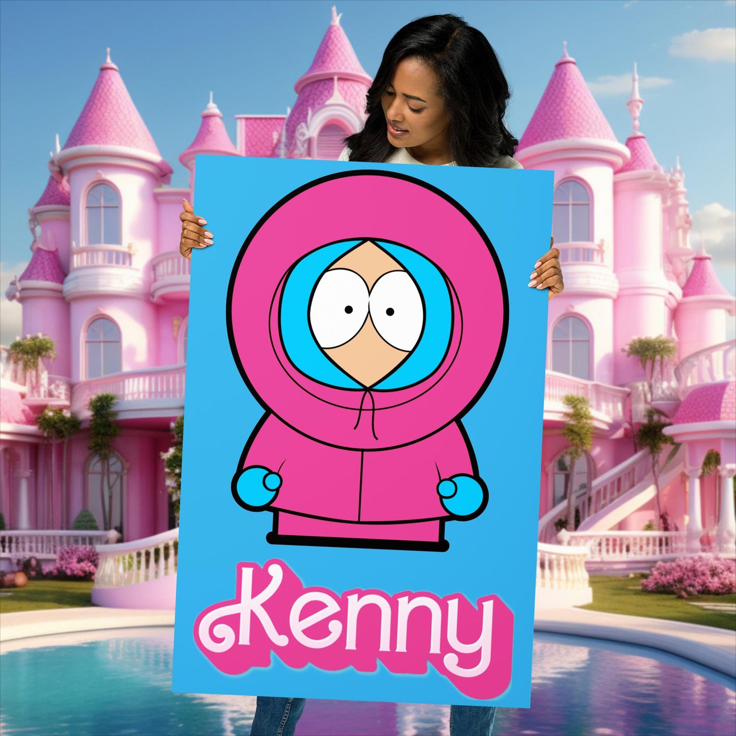 Kenny McCormick Ken Ryan Gosling Barbie South Park Kenny Poster 61×91 cm Posters Barbie Ken Kenny Movies South Park TV Shows Next Cult Brand