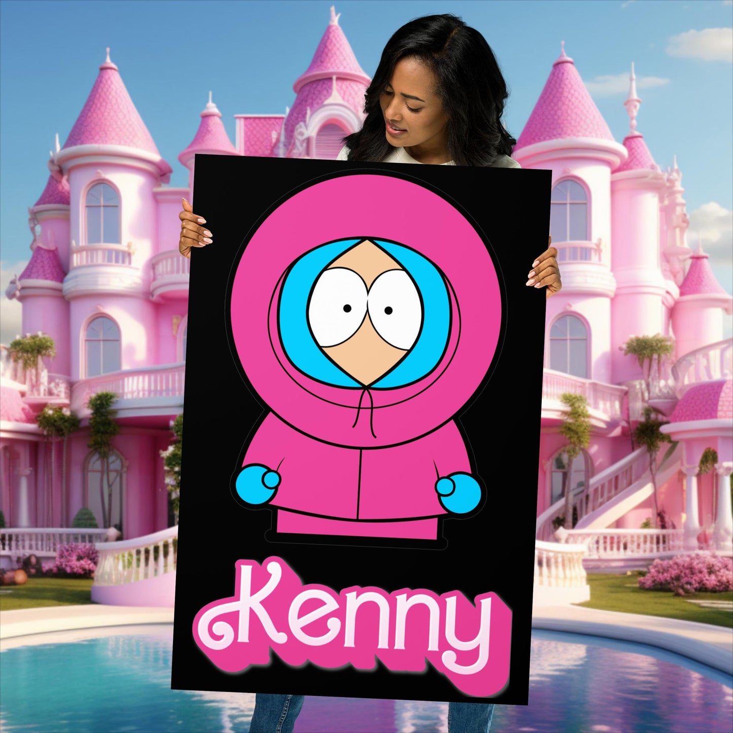Kenny McCormick Ken Ryan Gosling Barbie South Park Kenny Poster 61×91 cm Posters Barbie Ken Kenny Movies South Park TV Shows Next Cult Brand