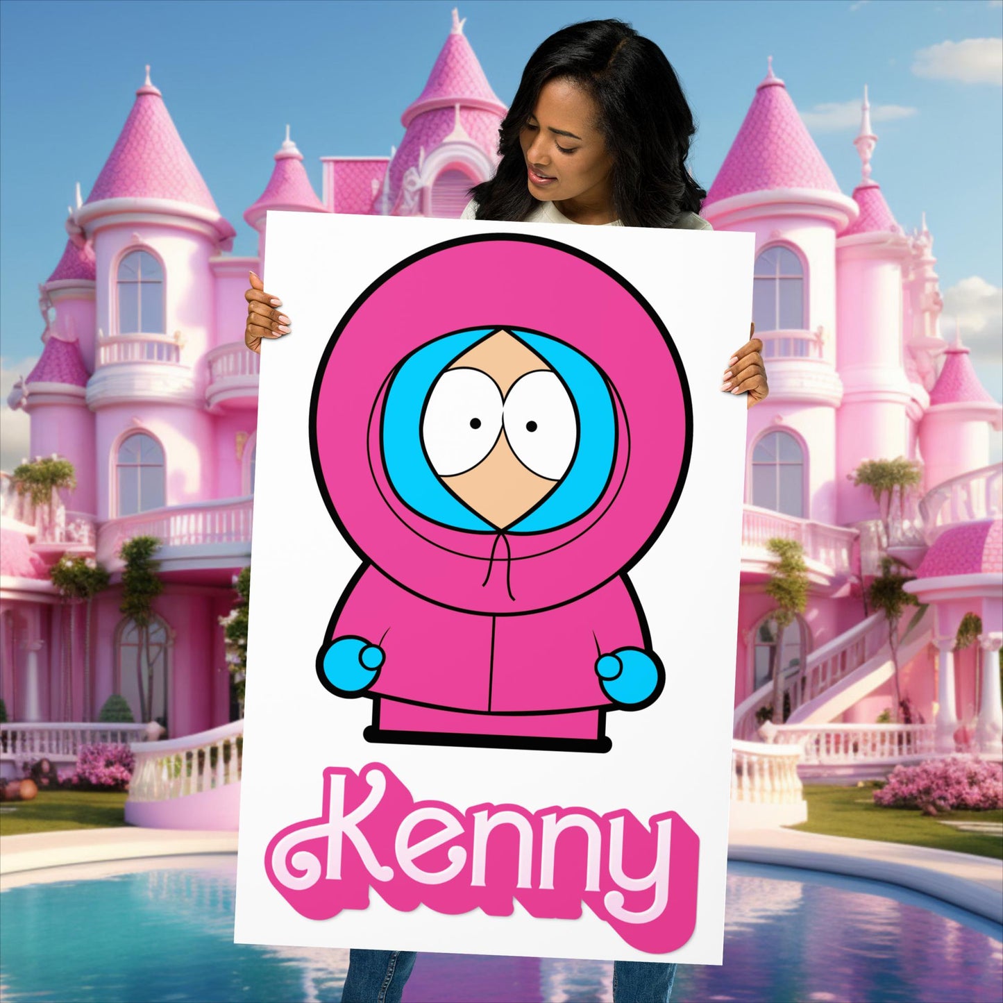 Kenny McCormick Ken Ryan Gosling Barbie South Park Kenny Poster 61×91 cm Posters Barbie Ken Kenny Movies South Park TV Shows Next Cult Brand