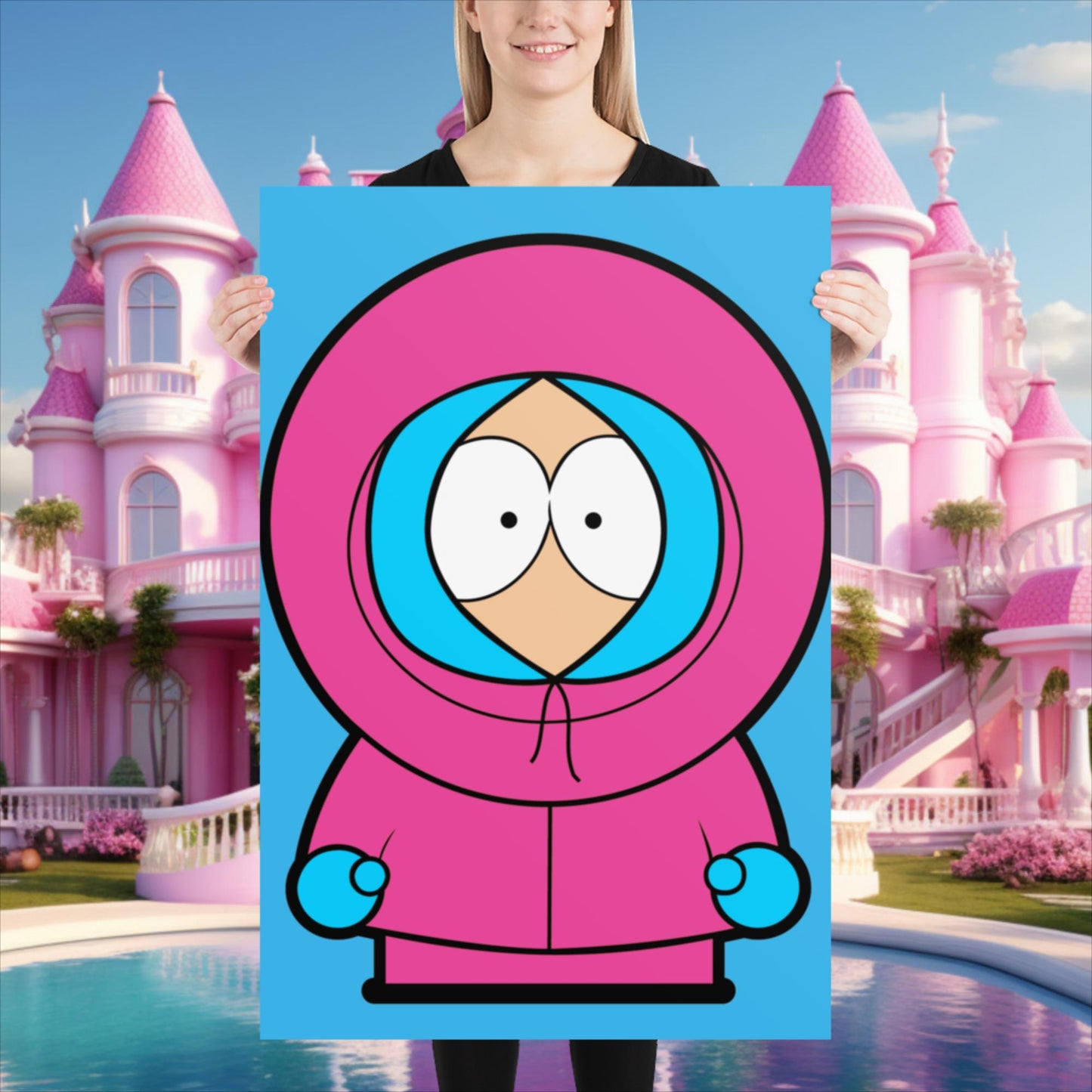 Kenny McCormick Ken Ryan Gosling Barbie South Park Kenny Poster 61×91 cm Posters Barbie Ken Kenny Movies South Park TV Shows Next Cult Brand