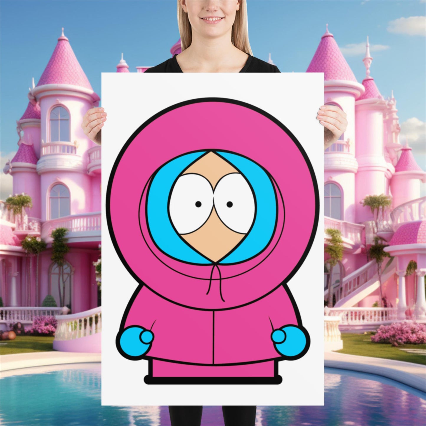 Kenny McCormick Ken Ryan Gosling Barbie South Park Kenny Poster 61×91 cm Posters Barbie Ken Kenny Movies South Park TV Shows Next Cult Brand