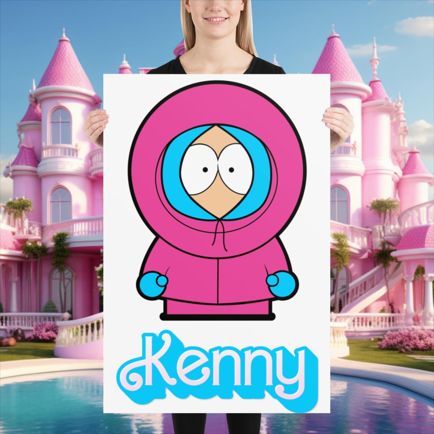 Kenny McCormick Ken Ryan Gosling Barbie South Park Kenny Poster 61×91 cm Posters Barbie Ken Kenny Movies South Park TV Shows Next Cult Brand