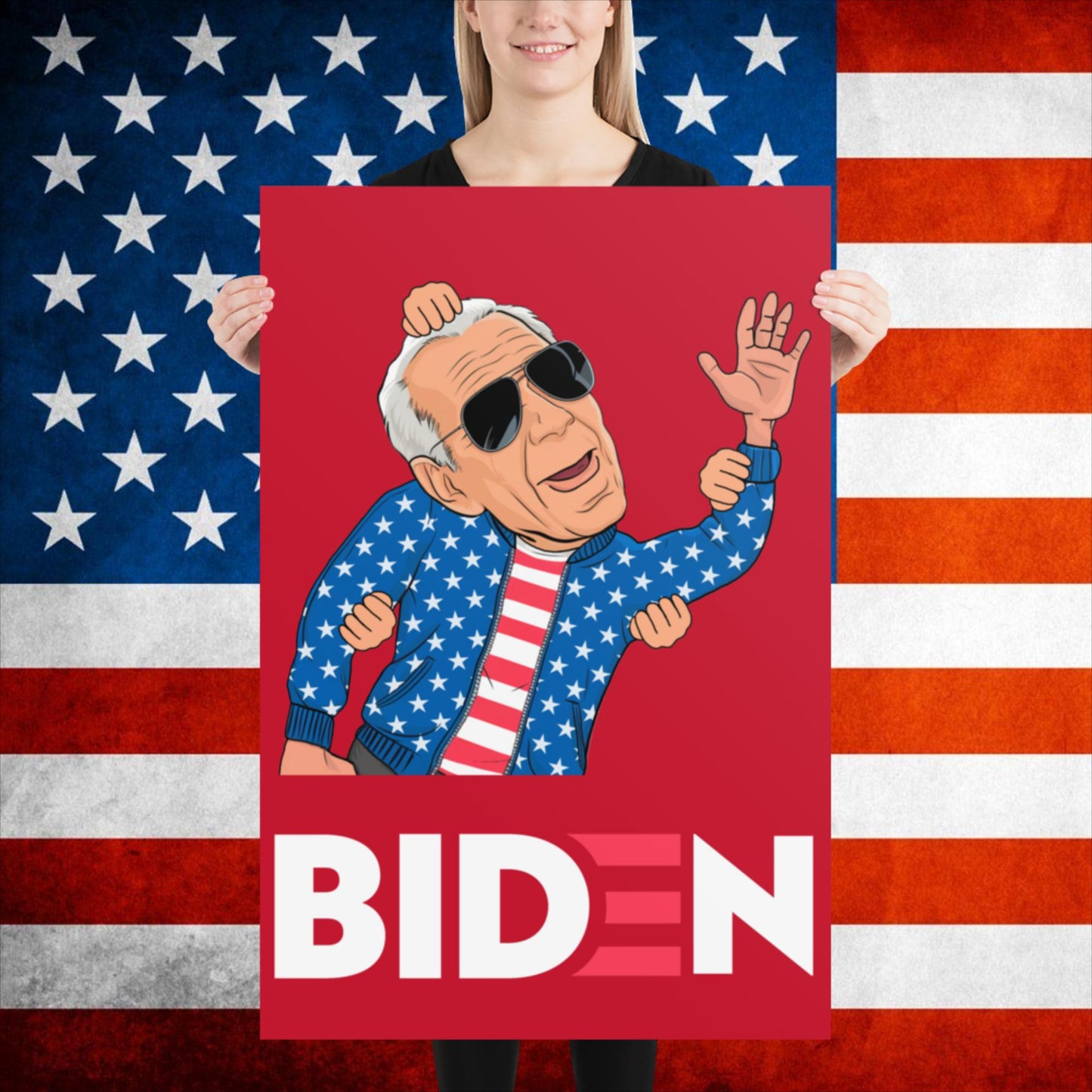 Weekend at Biden's Joe Biden Meme Democrat Republican Trump Gift Biden Gift 90s Vintage Poster 61×91 cm Posters Democrats Joe Biden Politics Next Cult Brand