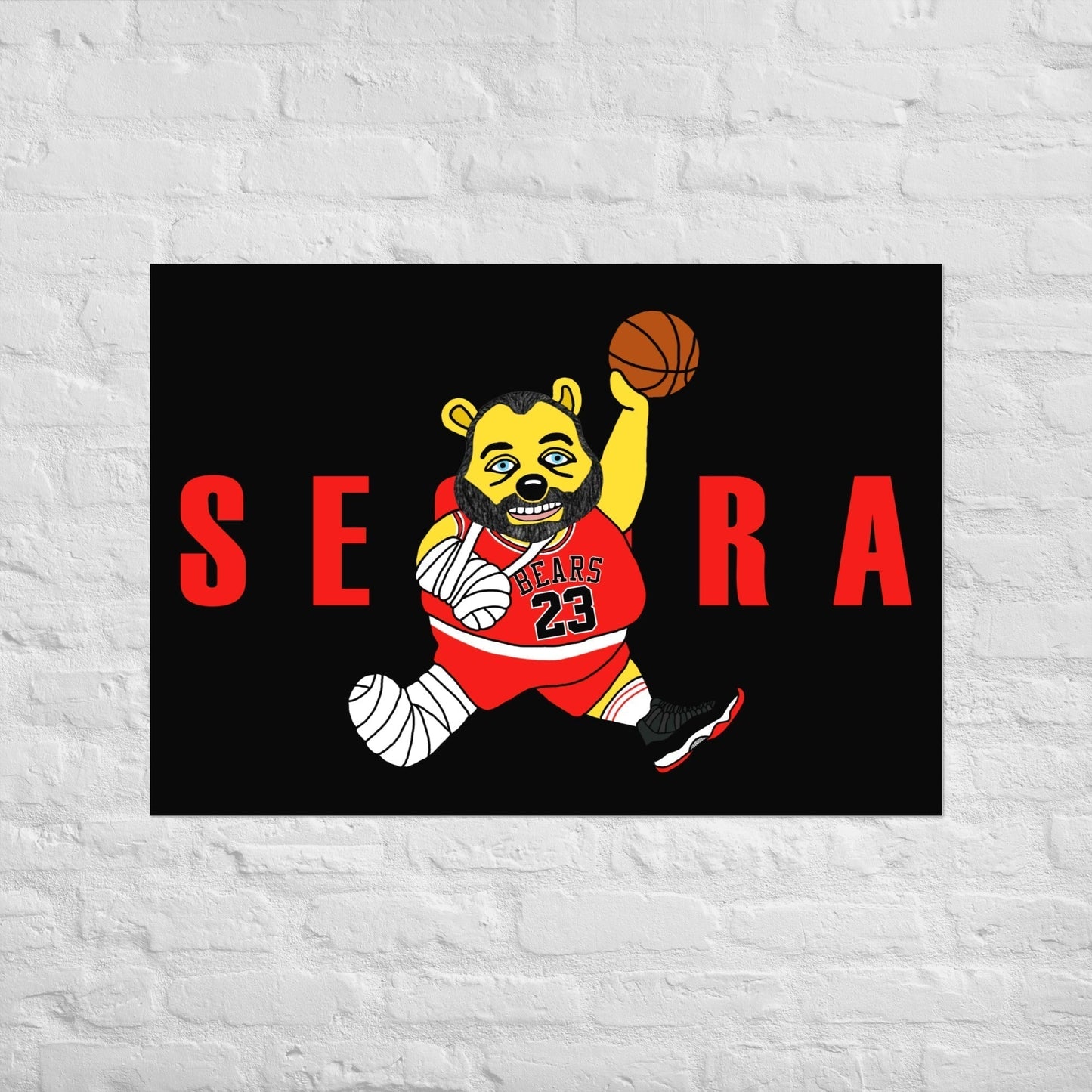 Air Segura, Tom Segura Basketball, Your Mom's House (YMH), 2 Bears 1 Cave, Funny Poster 70×100 cm Posters 2 Bears 1 Cave Air Segura Podcasts Stand-up Comedy Tom Segura YMH Next Cult Brand
