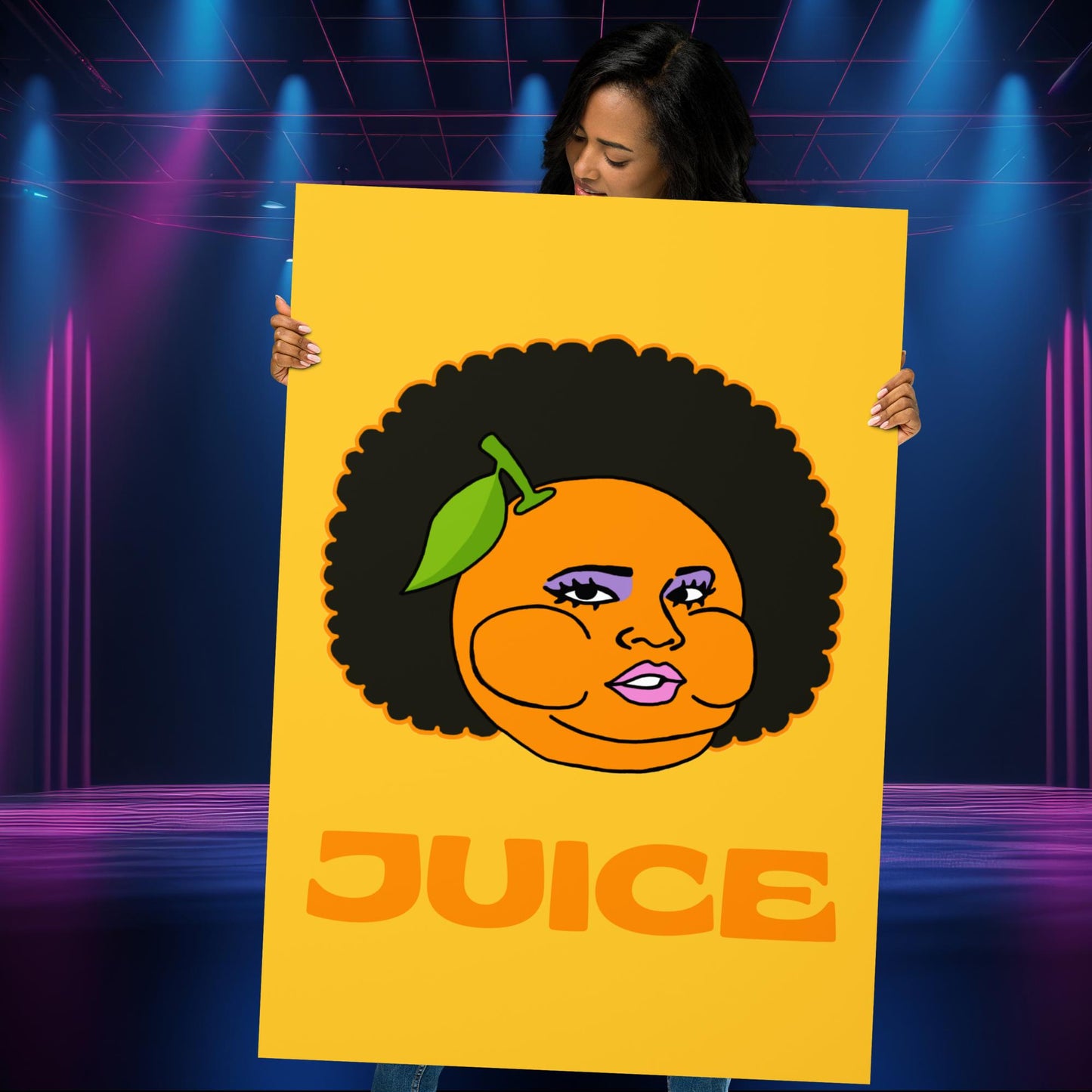 Blame It On My Juice Lizzo Merch Lizzo Gift Song Lyrics Lizzo Poster 70×100 cm Posters Lizzo Music Next Cult Brand
