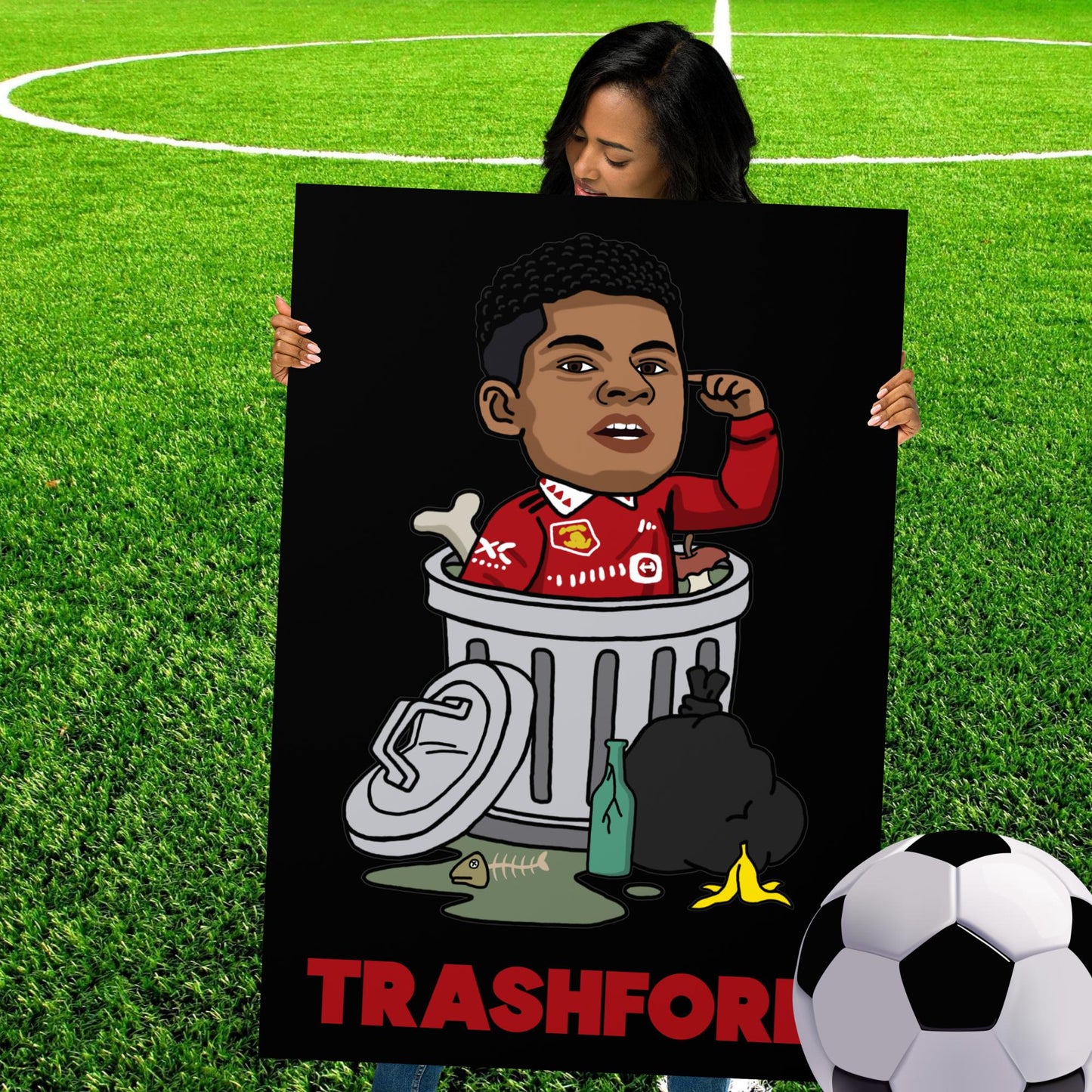 Trashford Marcus Rashford Manchester United Gift Man United Gift Marcus Rashford Poster 70×100 cm Posters Football Manchester United Marcus Rashford Next Cult Brand
