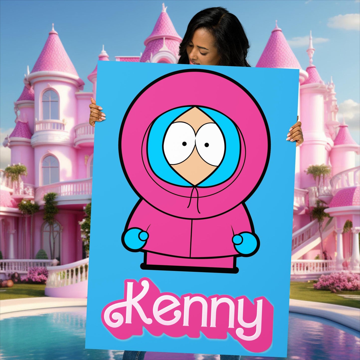 Kenny McCormick Ken Ryan Gosling Barbie South Park Kenny Poster 70×100 cm Posters Barbie Ken Kenny Movies South Park TV Shows Next Cult Brand