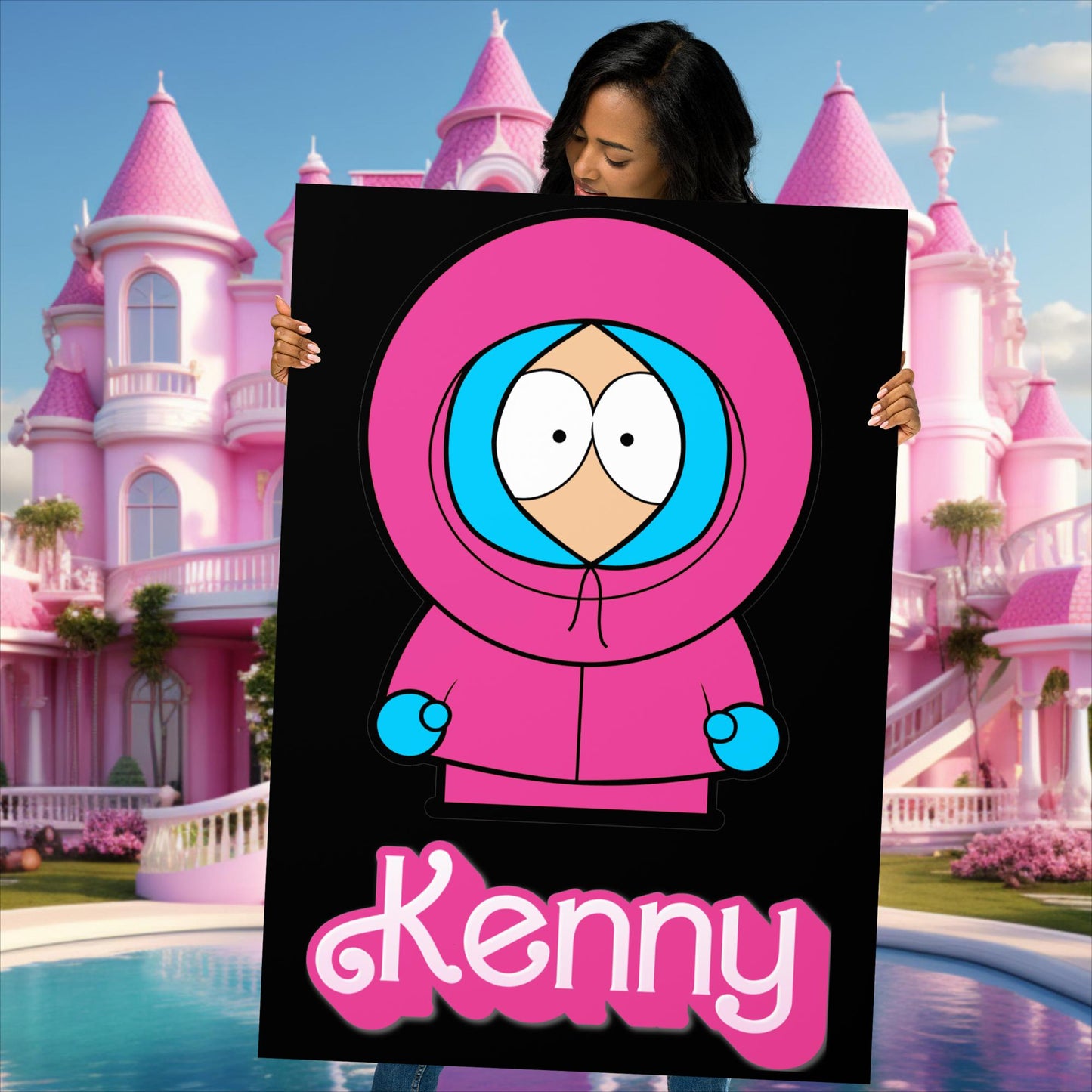 Kenny McCormick Ken Ryan Gosling Barbie South Park Kenny Poster 70×100 cm Posters Barbie Ken Kenny Movies South Park TV Shows Next Cult Brand
