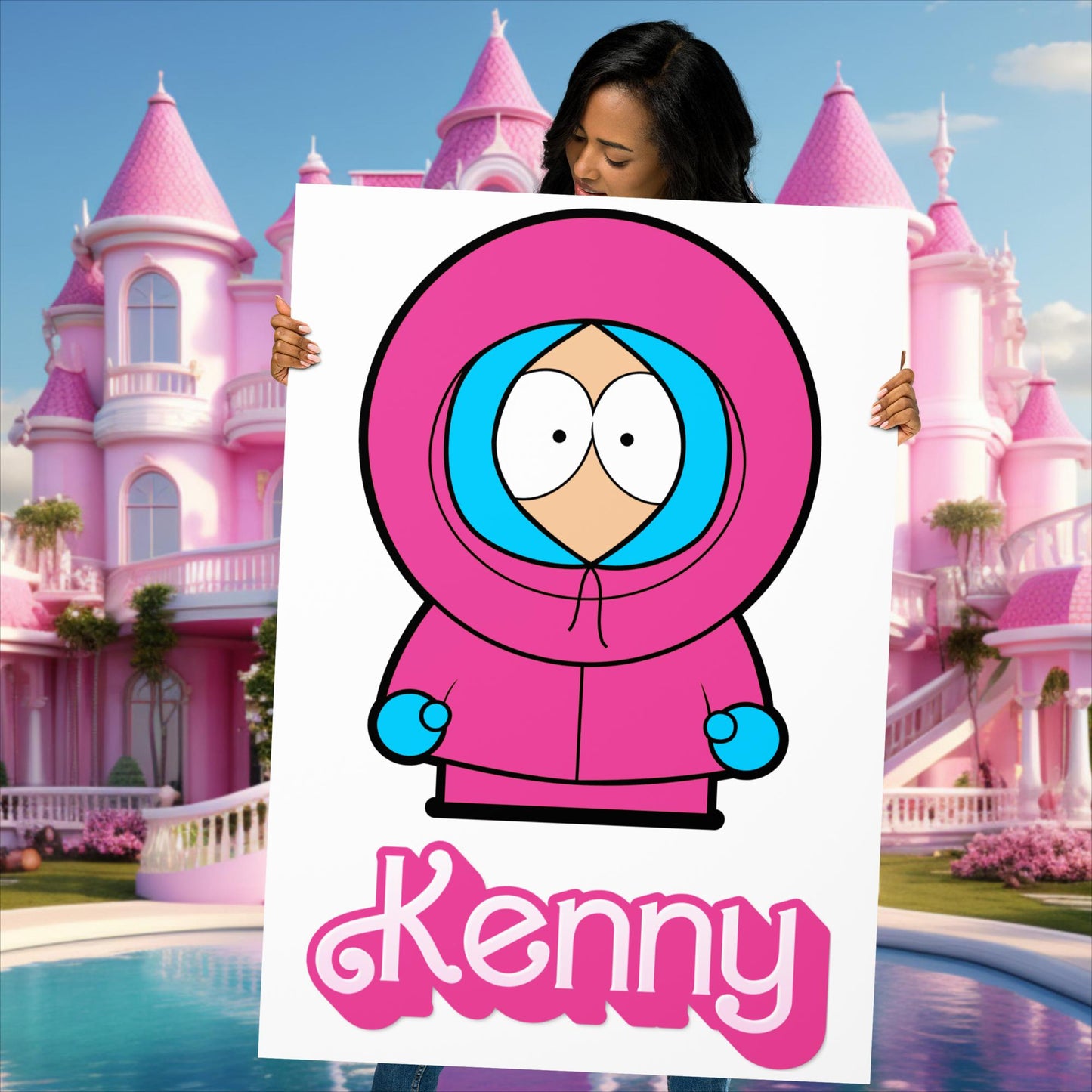 Kenny McCormick Ken Ryan Gosling Barbie South Park Kenny Poster 70×100 cm Posters Barbie Ken Kenny Movies South Park TV Shows Next Cult Brand